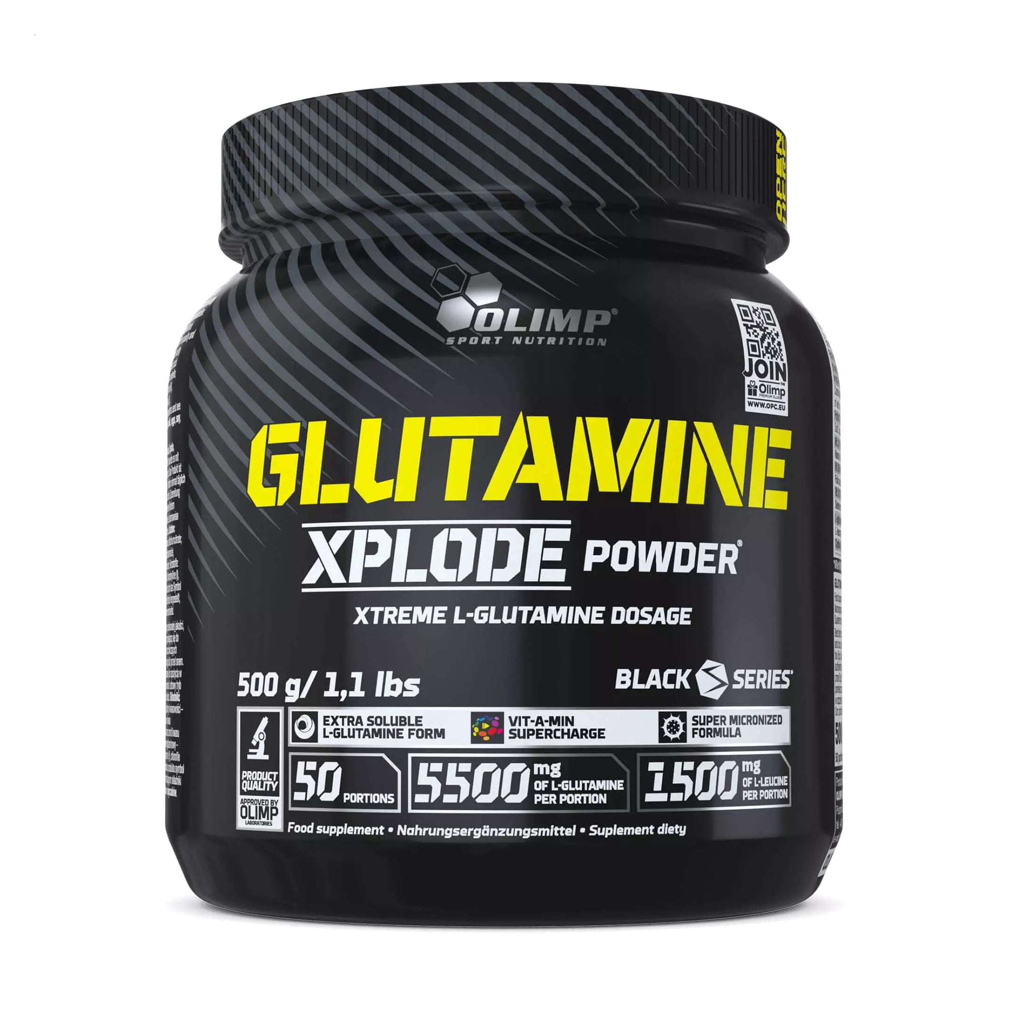 Глютамін Olimp Sport Nutrition Glutamine Xplode Лимон, в порошку, 500 г