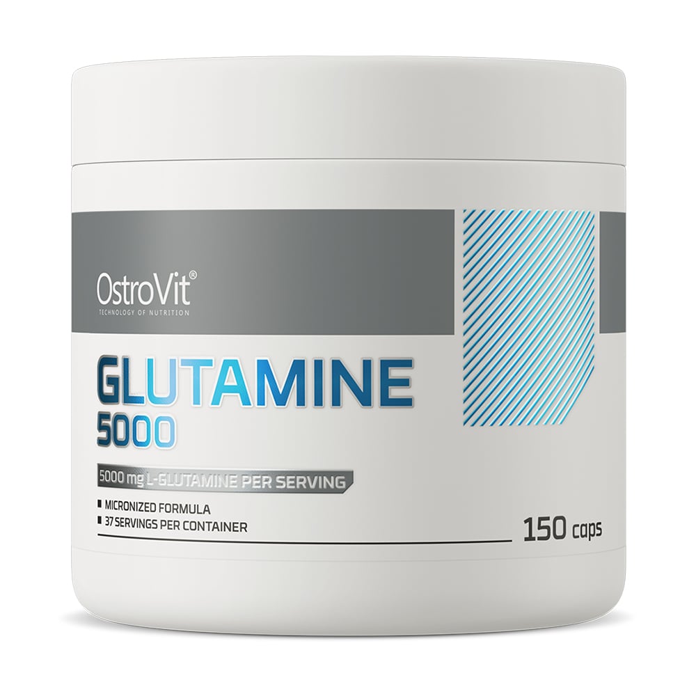Глютамін OstroVit Glutamine 5000 мг, 150 капсул