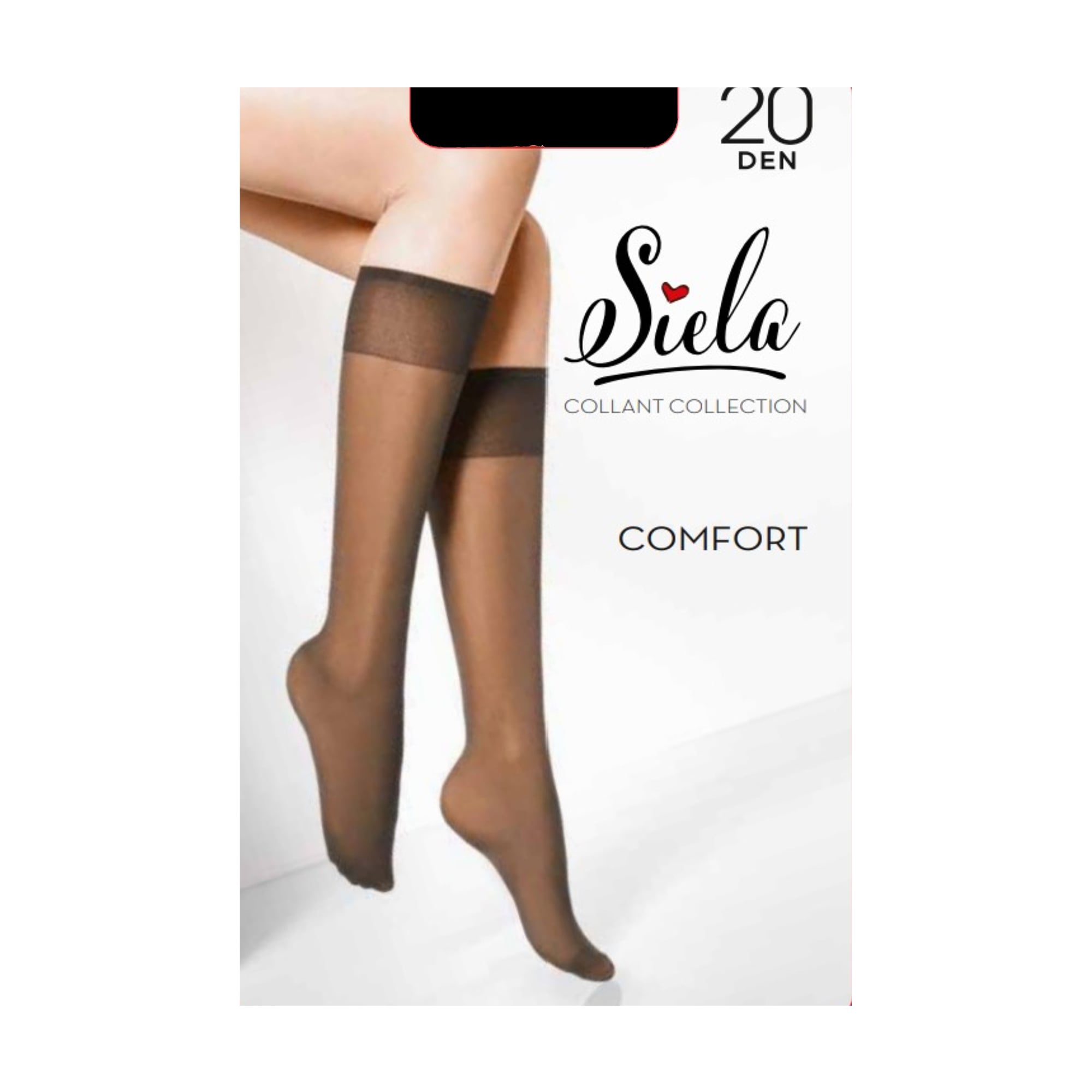 Гольфи жіночі Siela Comfort 20 Den Nero