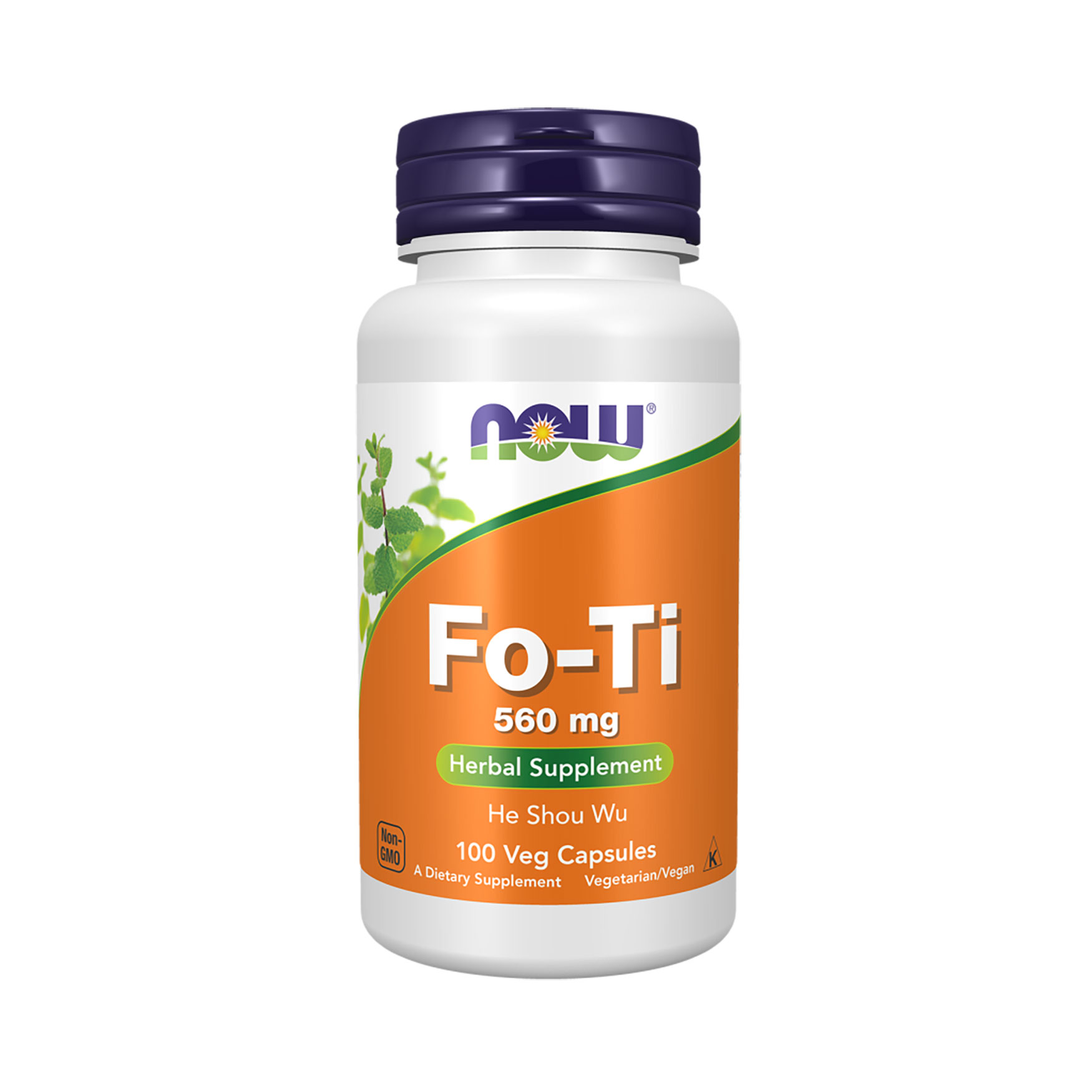 Горець багатоквітковий NOW Foods Fo-Ti 560 мг, 100 капсул