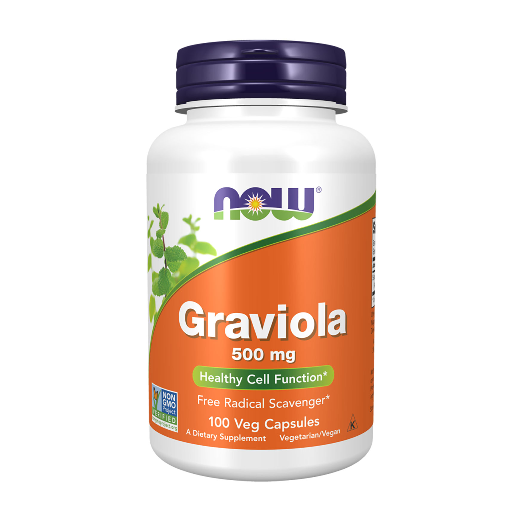 Гравіола NOW Foods Graviola 500 мг, 100 капсул