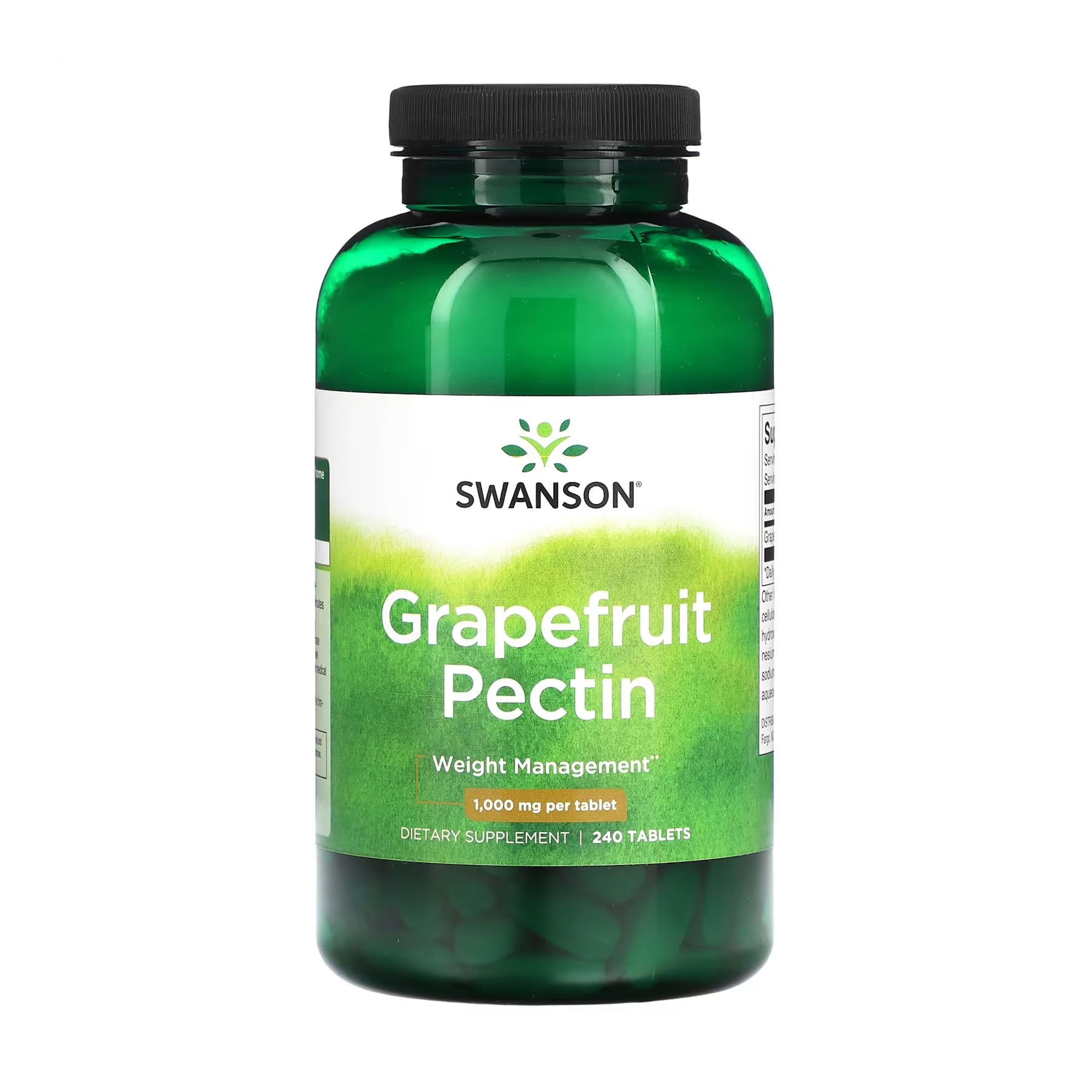 Грейпфрутовий пектин Swanson Grapefruit Pectin 1000 мг, 240 таблеток