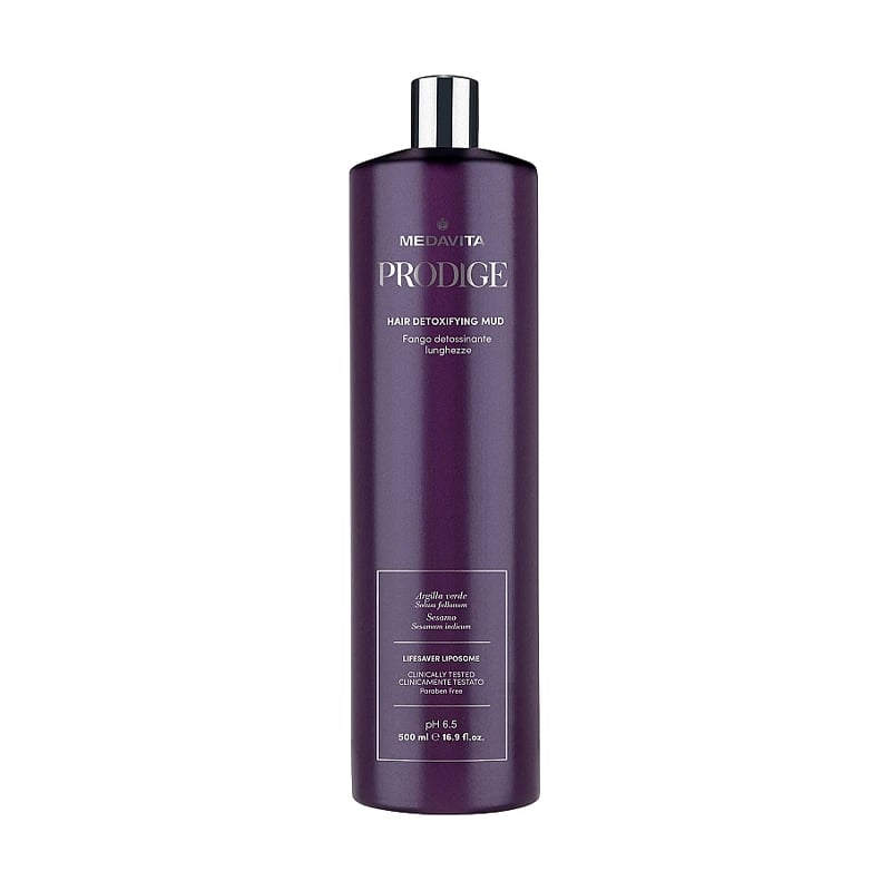 Грязь для детоксикації волосся Medavita Prodige Hair Detoxifying Mud pH6.5, 500 мл