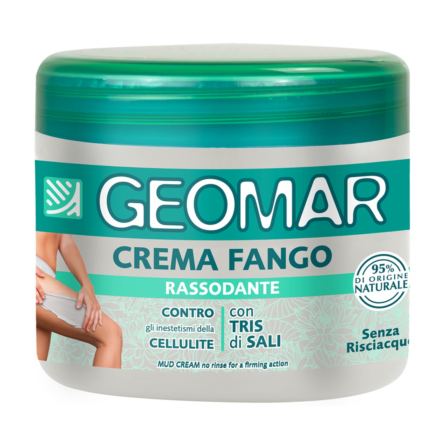 Грязьовий антицелюлітний крем для тіла Geomar Mud Cream зі зміцнювальною дією, 450 мл