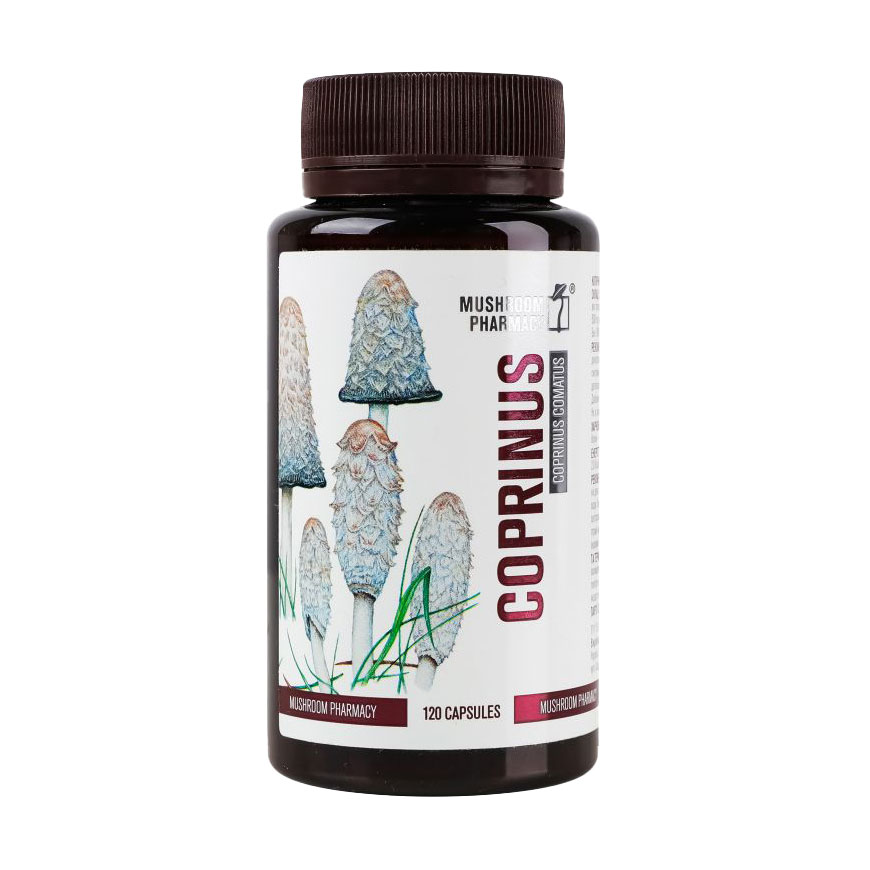 Гриб Копринус ФітоБіоТехнології Coprinus Comatus, 120 капсул
