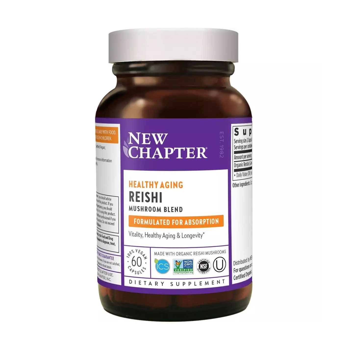 Гриби Рейші New Chapter Reishi, 60 капсул