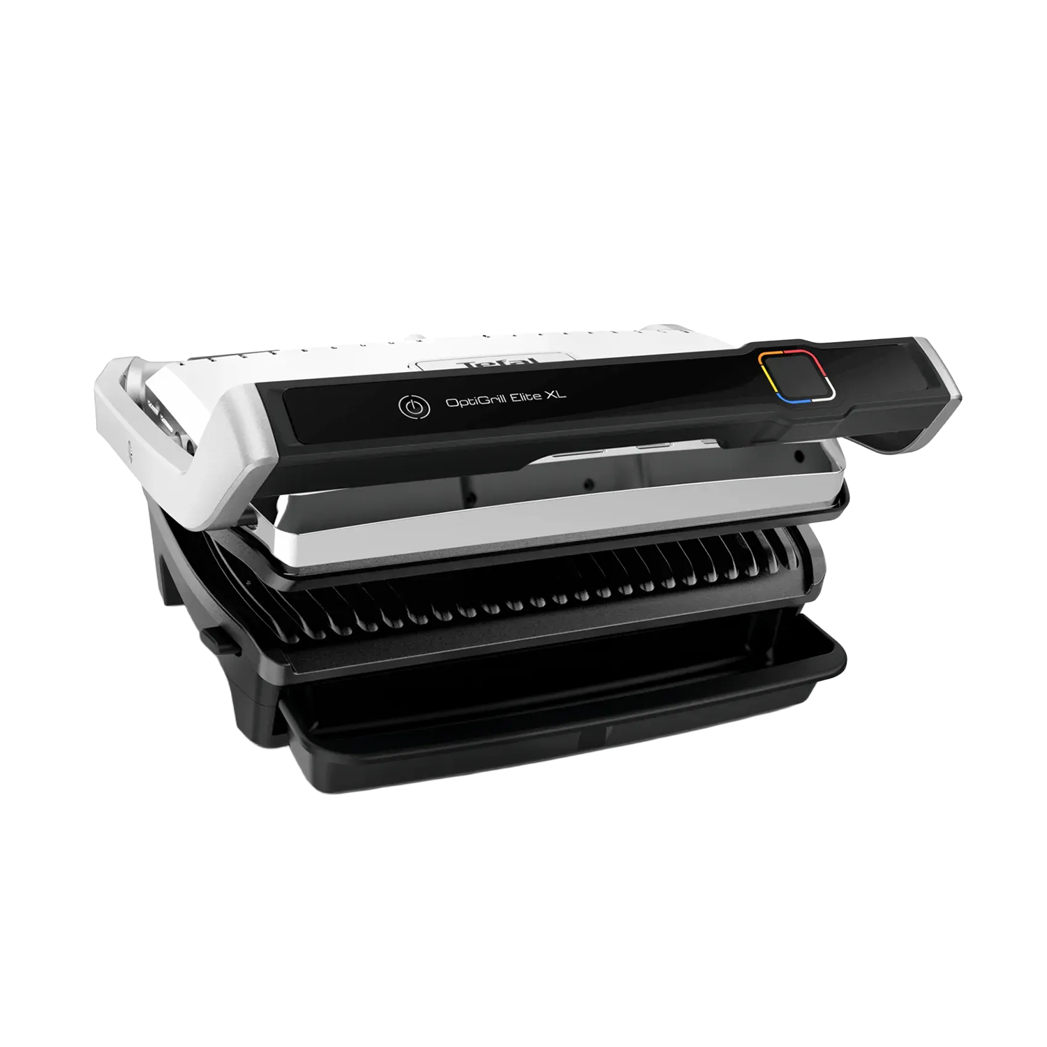 Гриль притискний Tefal OptiGrill Elite XL чорно-сріблястий (GC760D30)