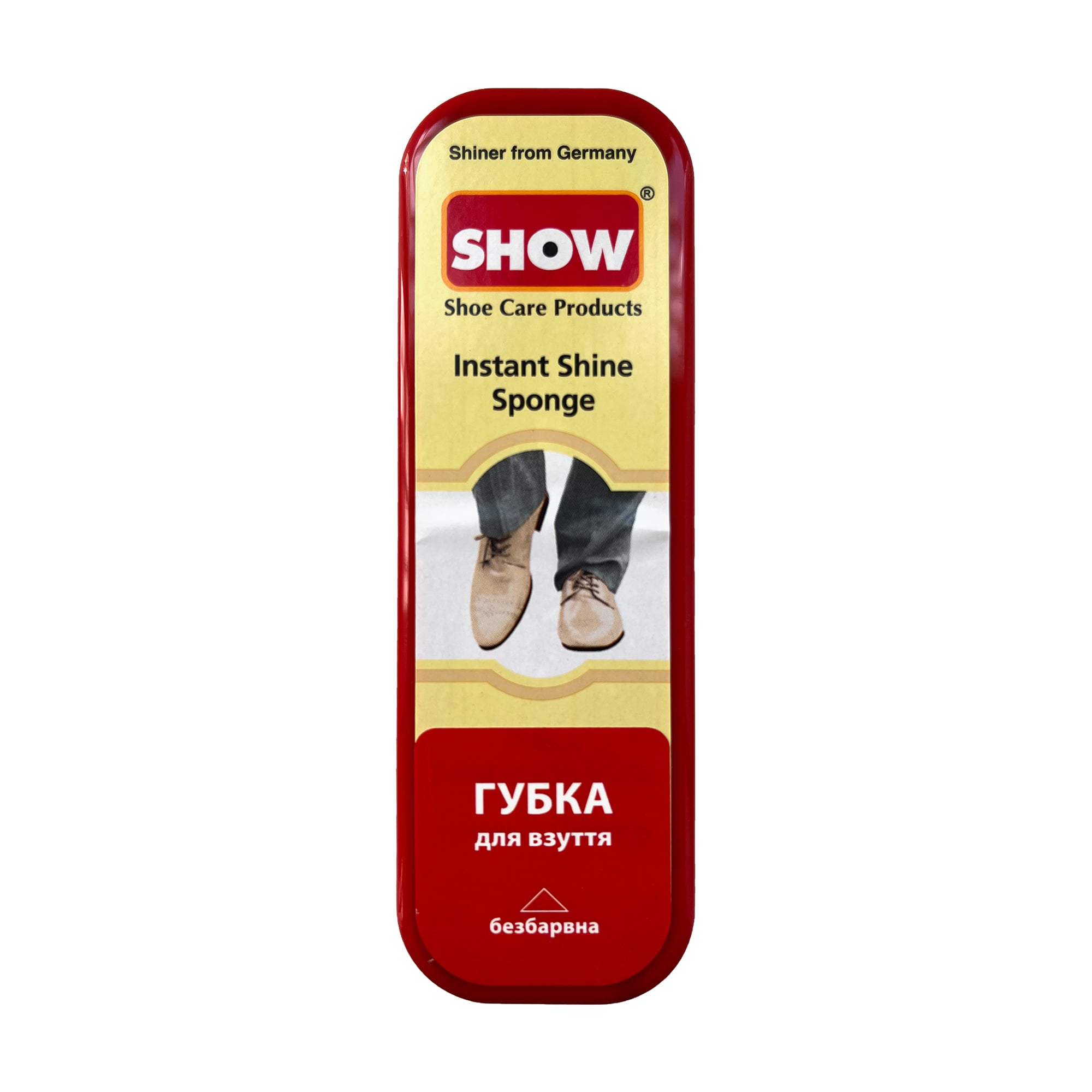 Губка-блиск для взуття SHOW Instant Shine Sponge безбарвна, 1 шт