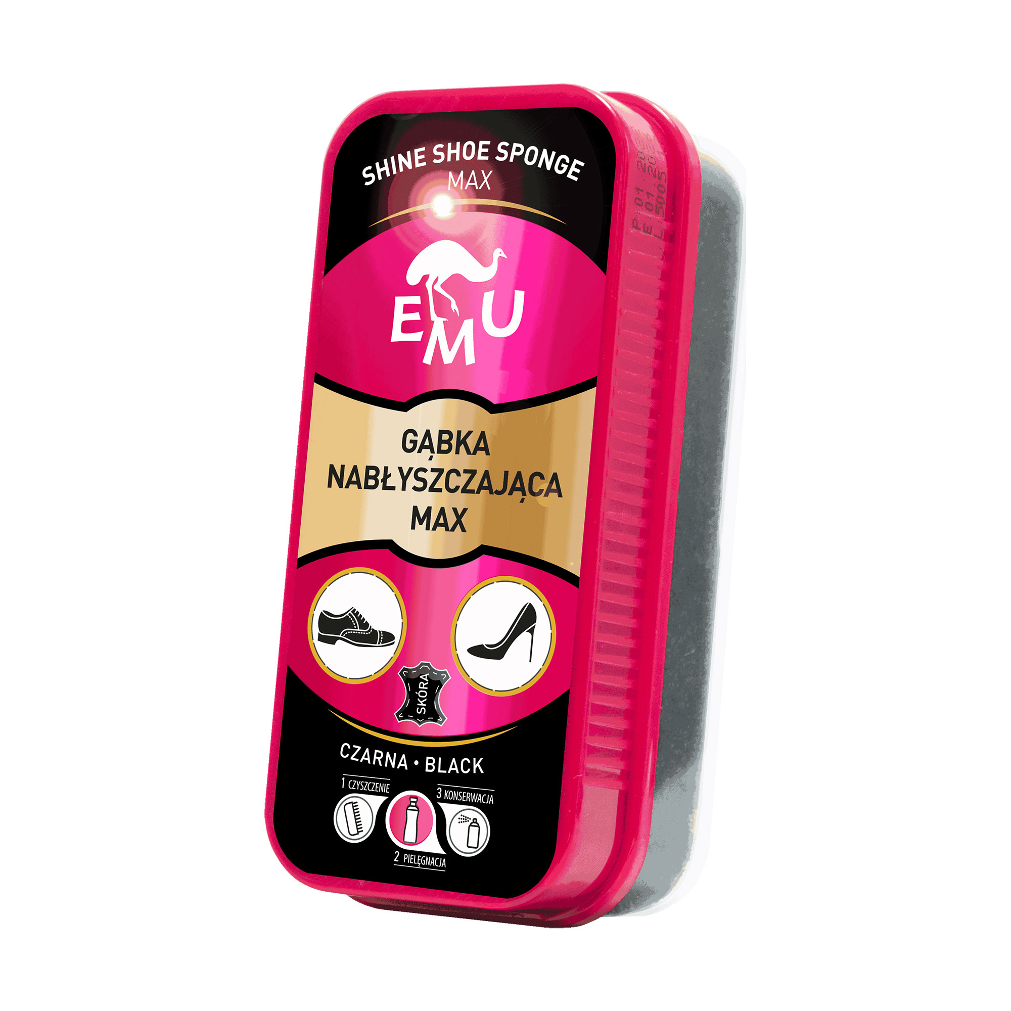 Губка для взуття EMU Max чорна, 1 шт