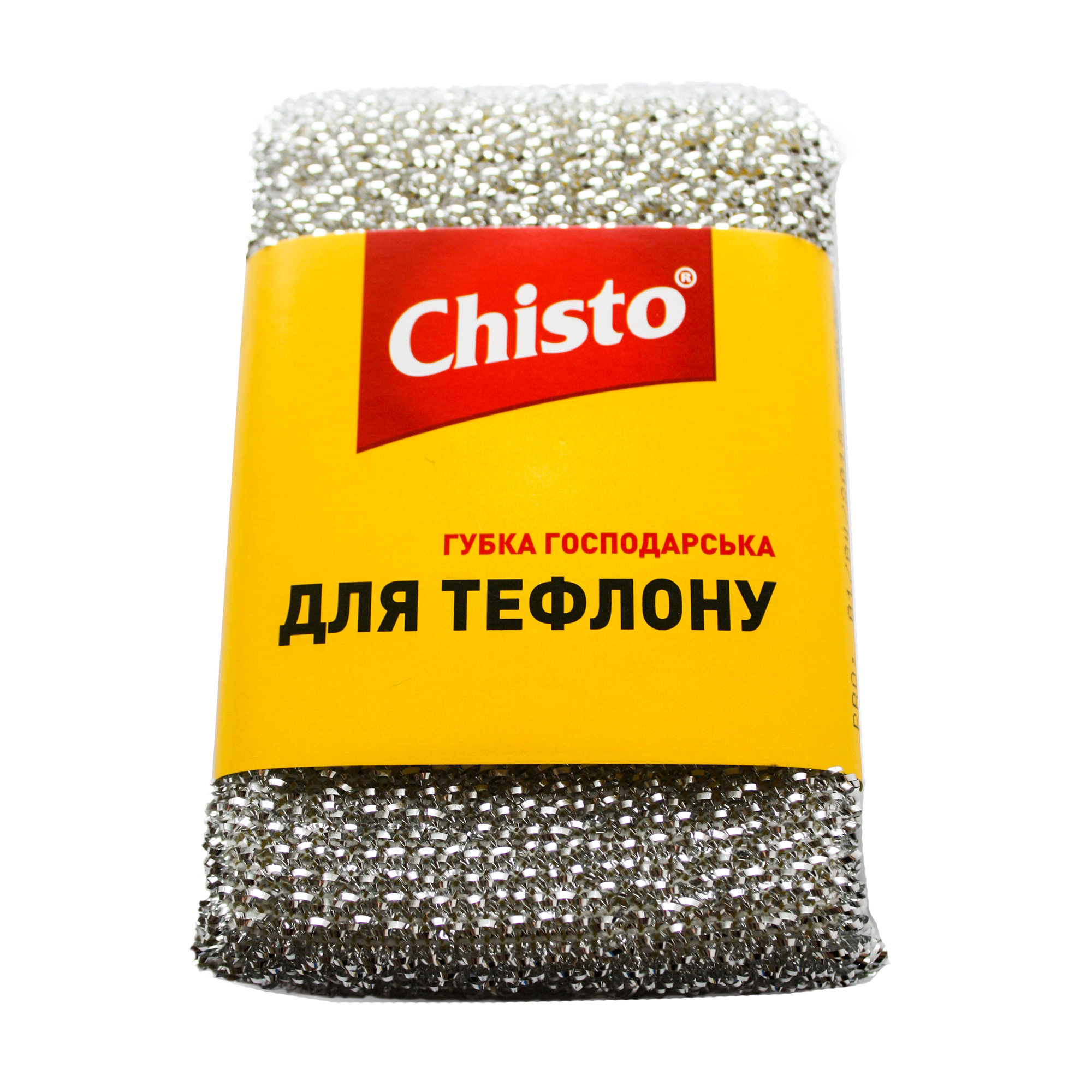 Губка господарська Chisto для тефлону, 1 шт