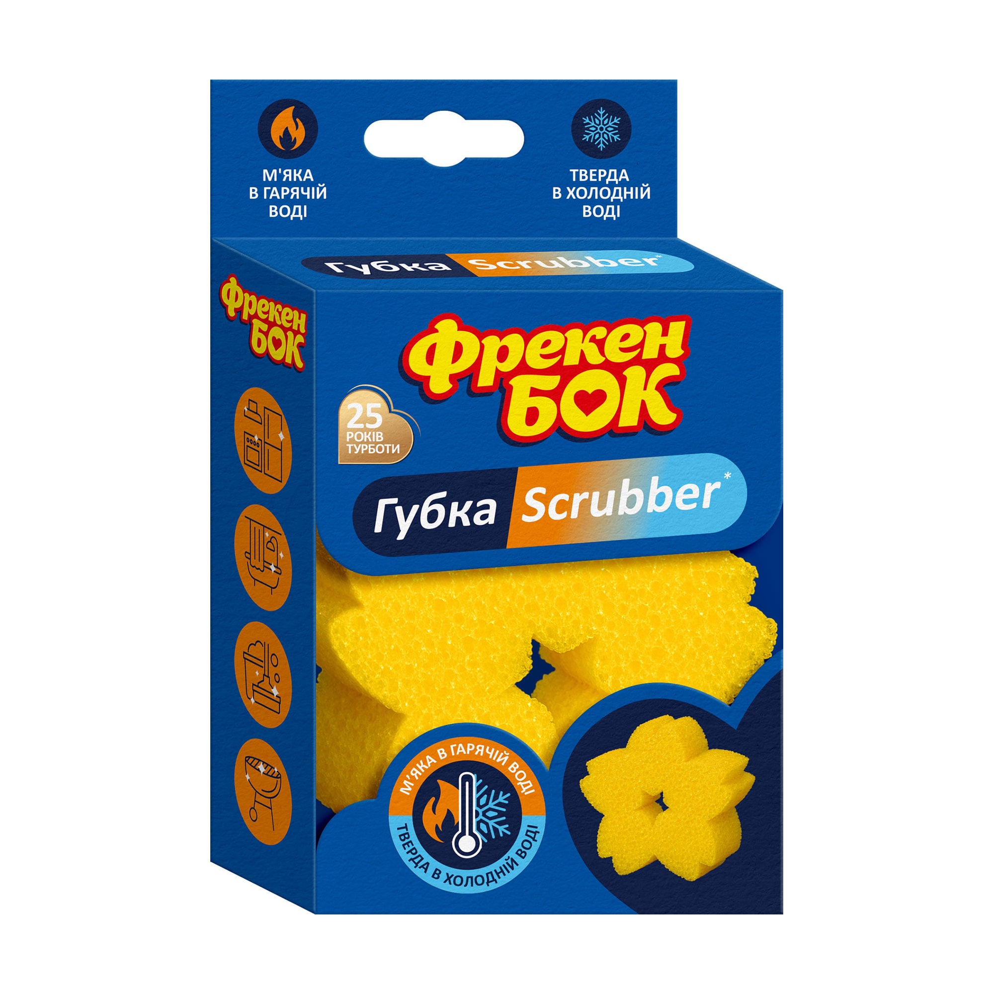 Губка кухонна Фрекен Бок Scrubber, 1 шт