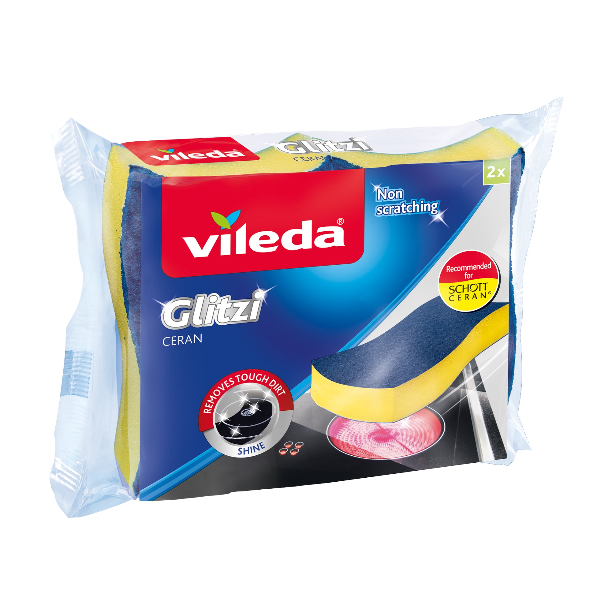 Губки для склокерамічних поверхонь Vileda, 2 шт