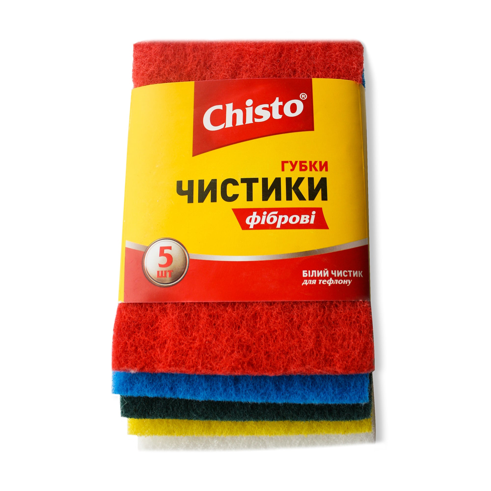 Губки фіброві Chisto Чистики, 5 шт