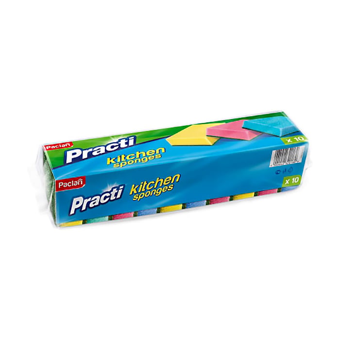Губки кухонні Paclan, 10 шт