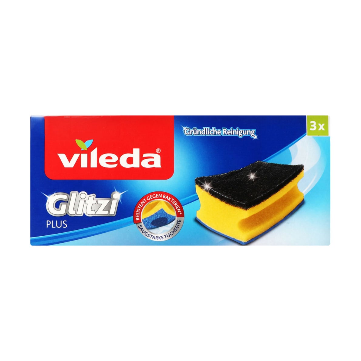 Губки кухонні Vileda Glitzi Crystal, 3 шт