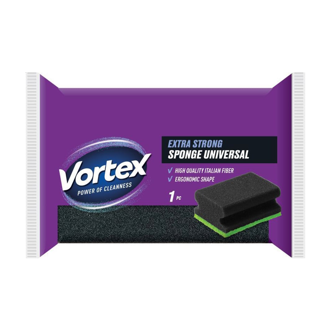 Губки кухонні Vortex Profiled &amp; Care Jumbo профільовані, 1 шт