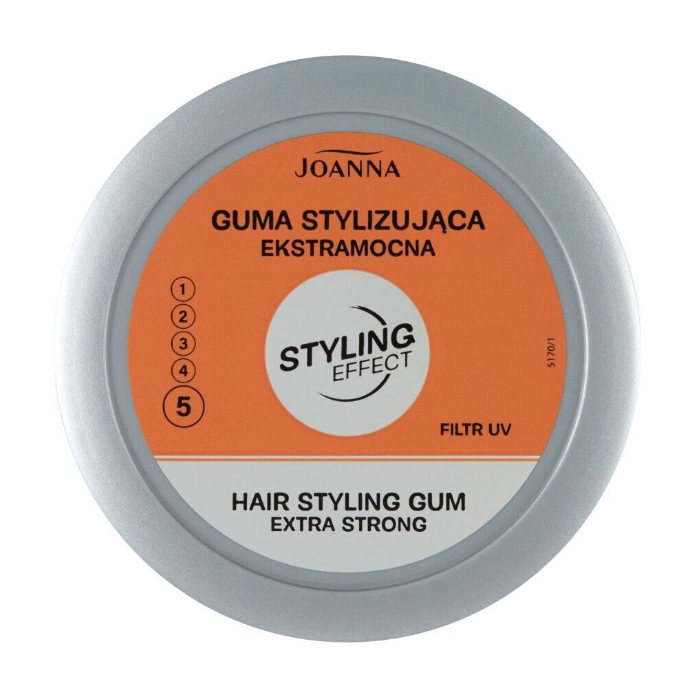 Гума для креативного стайлінгу волосся Joanna Styling Effect Hair Styling Gum Extra Strong екстрасильна фіксація, 100 г