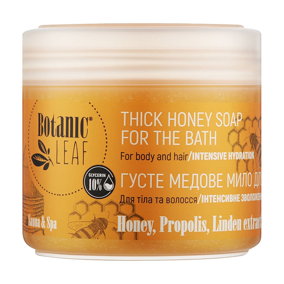 Густе медове мило для лазні Botanic Leaf Sauna &amp; Spa, 300 мл