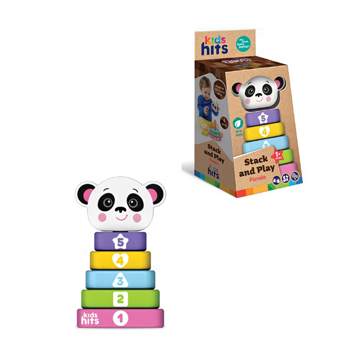Іграшка дерев'яна Kids Hits Panda від 1 року, 11.5*23.1*11.5 см (KH20/012)