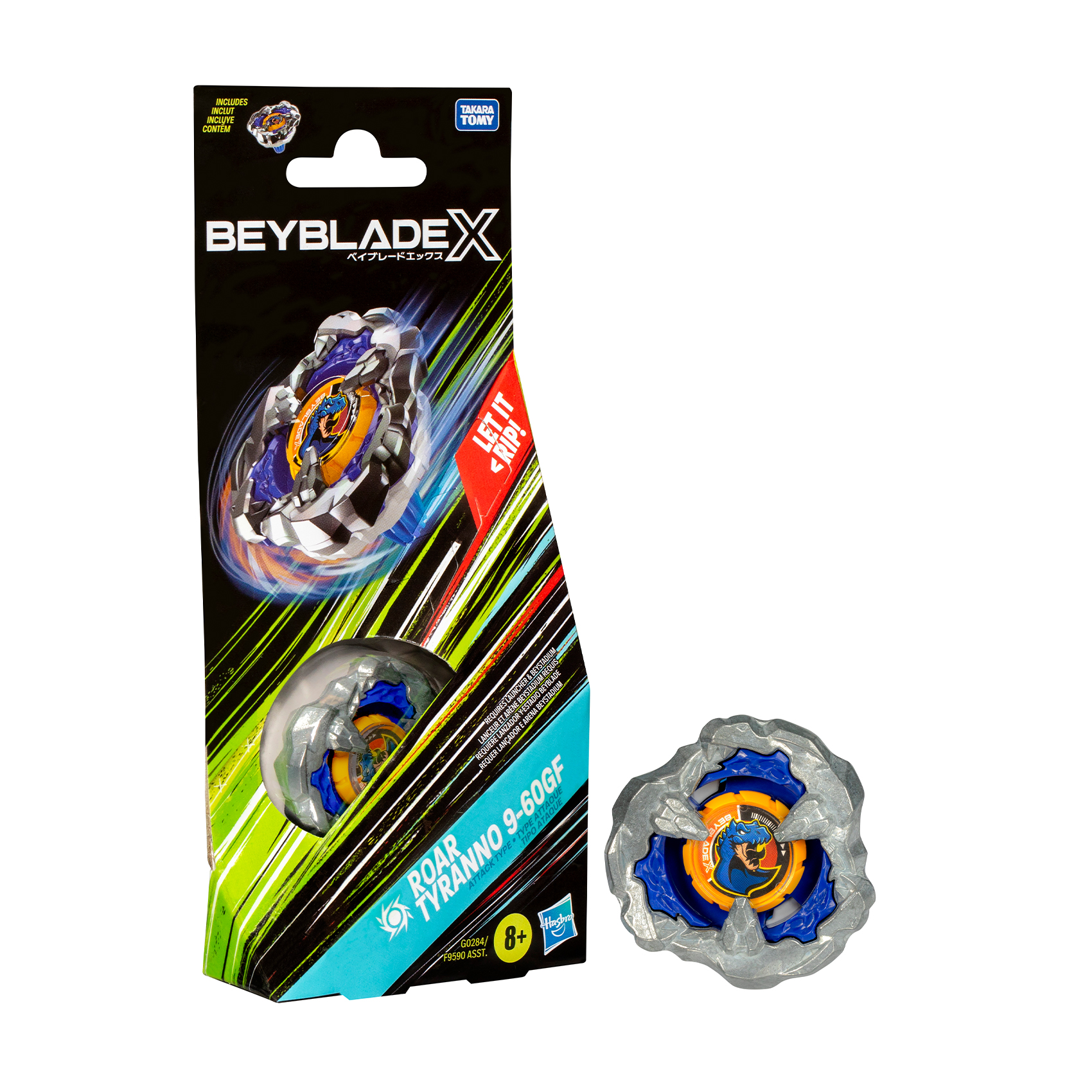 Іграшка-дзиґа Beyblade X Roar Tyranno від 8 років, 20*3.17*8.89 см (F9590/G0284)