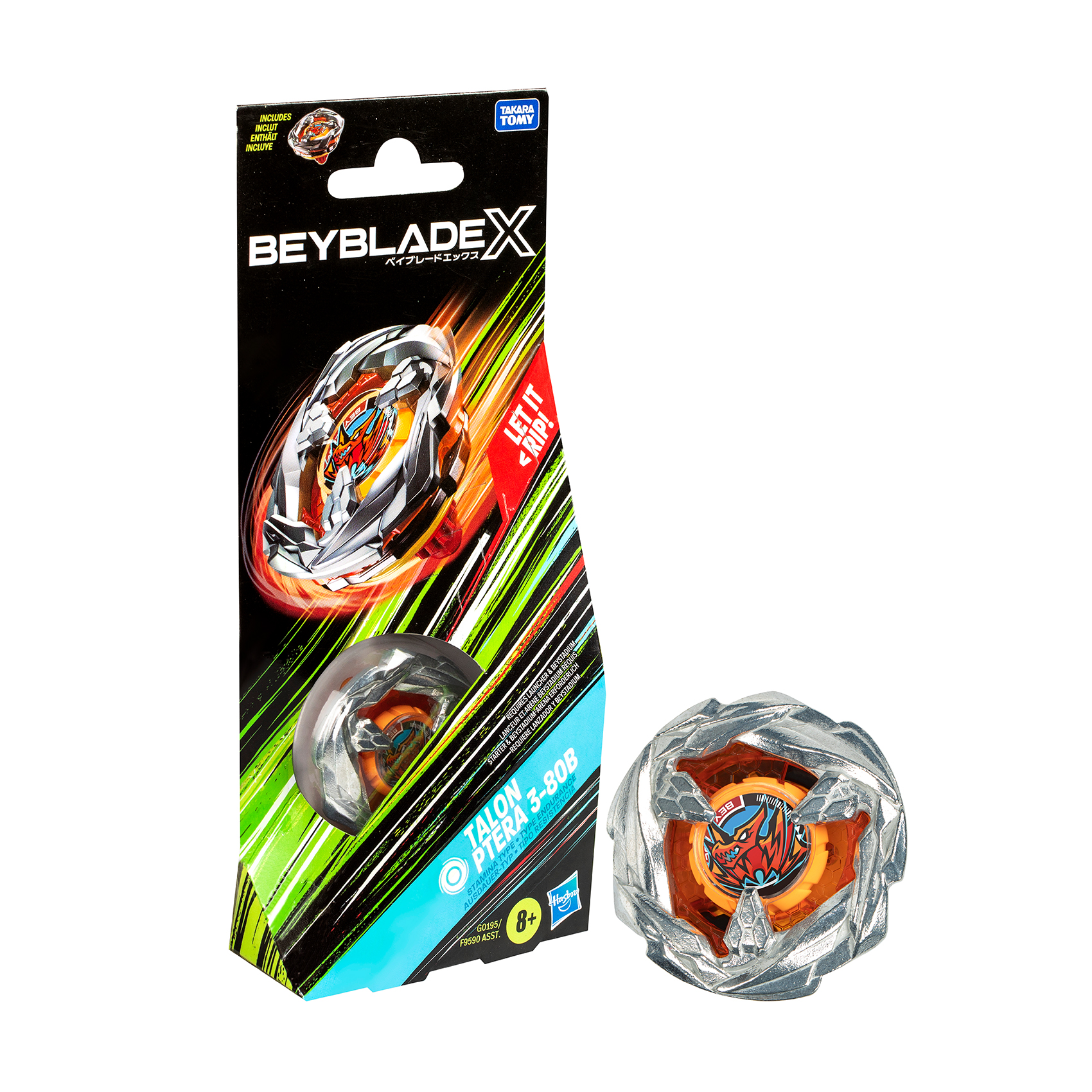 Іграшка-дзиґа Beyblade X Talon Ptera від 8 років, 20*3.17*8.89 см (F9590/G0195)