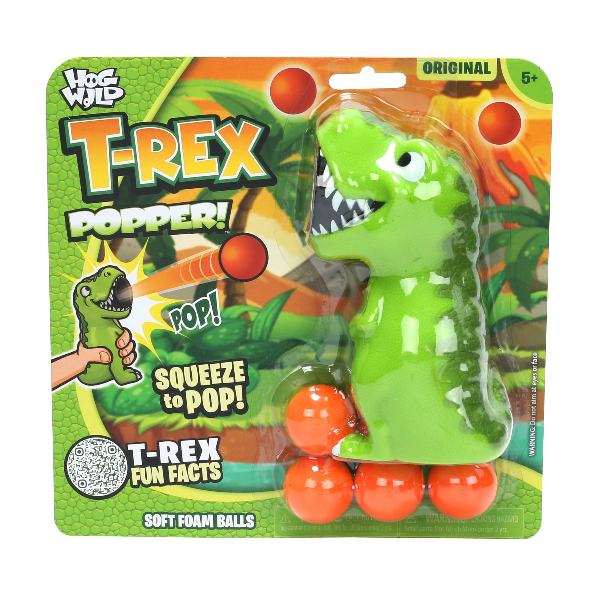 Іграшка Hog Wild Стріляюче звірятко Динозаврик T-Rex, від 5 років (HW54366)