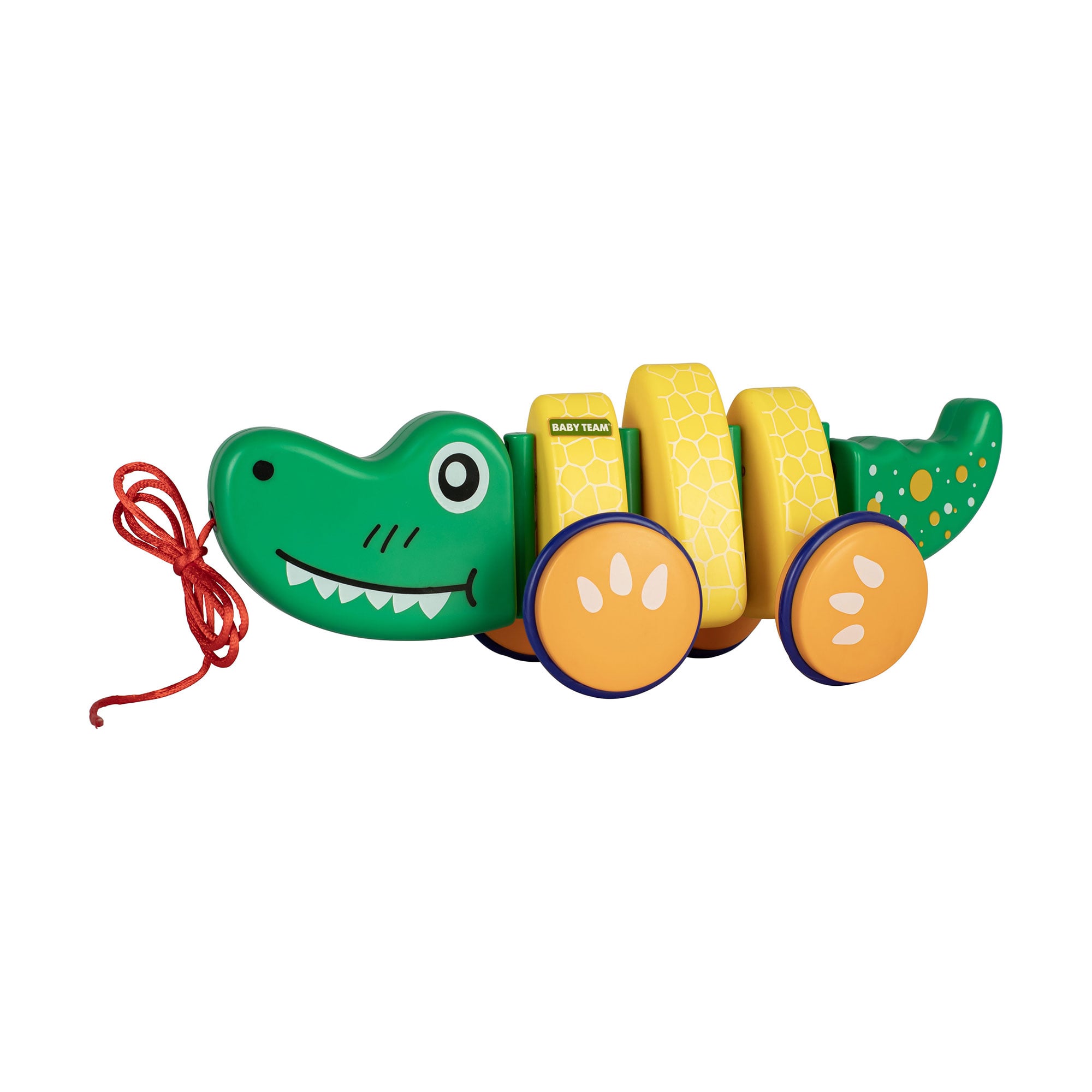 Іграшка-каталка Baby Team Крокодил, від 1 року, 35*16*12 см (8664)