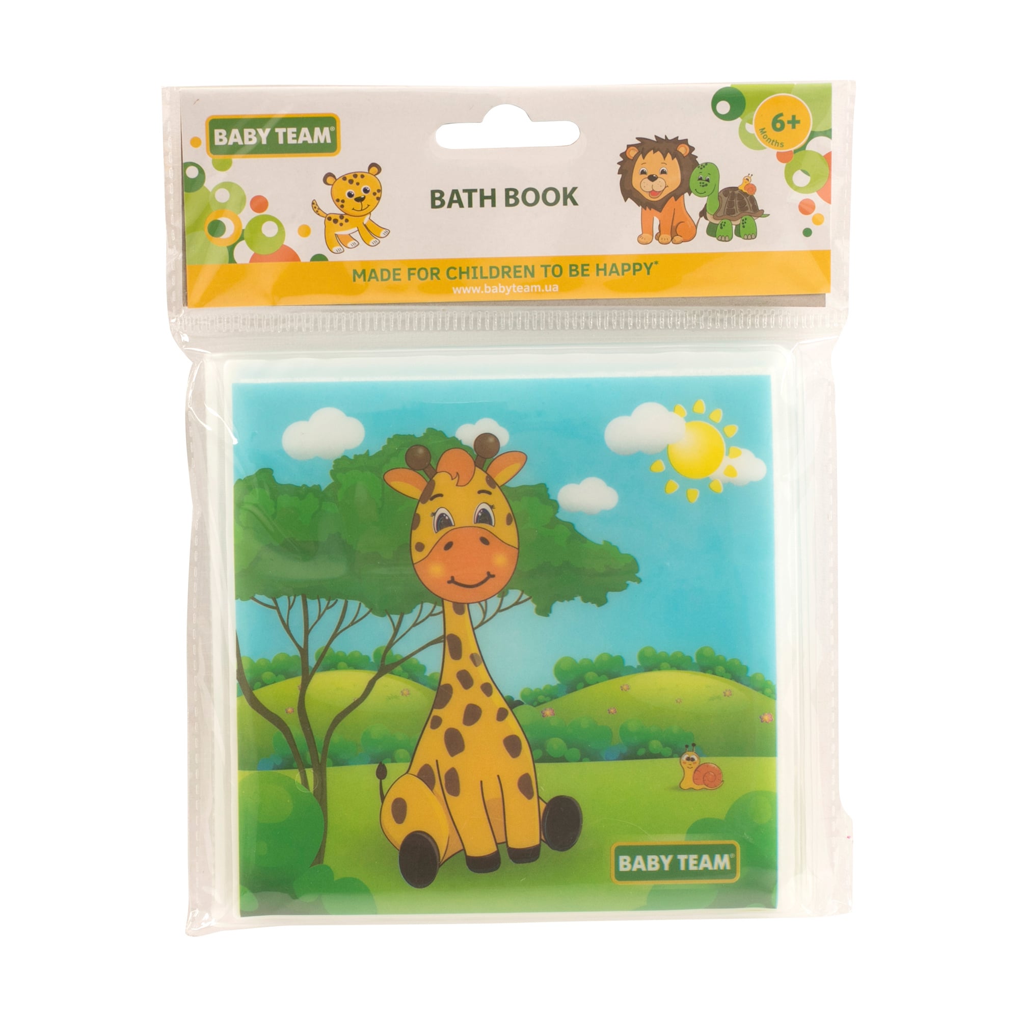 Іграшка-книжка для ванни Baby Team, від 6 місяців (8742)