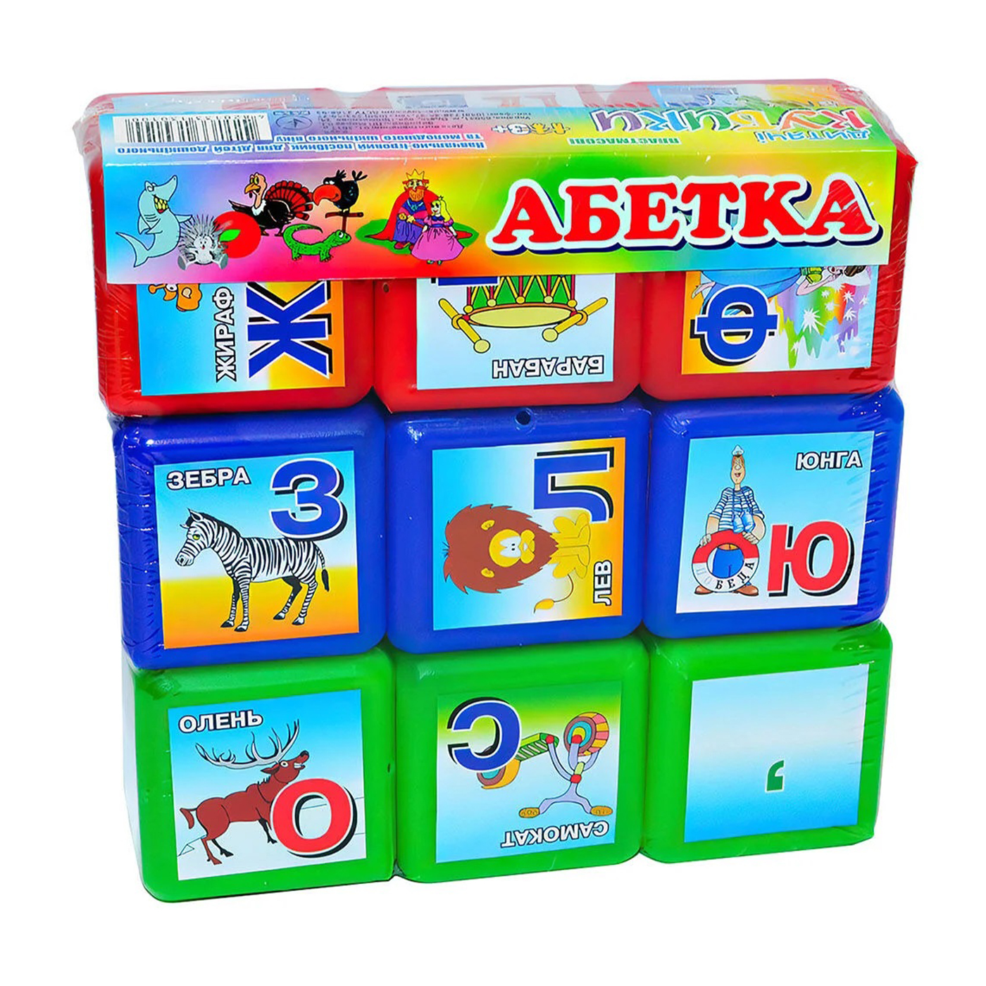 Іграшка Mtoys Кубики Абетка, українською мовою, від 3 років, 9 шт (06041)