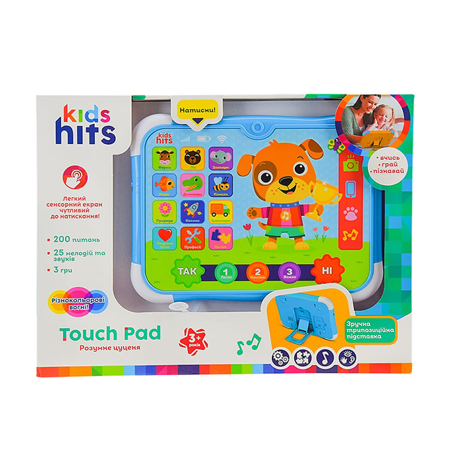 Іграшка-планшет Kids Hits Веселе щеня, від 3 років, 24.1*18.4*2.6 см (KH02/001)