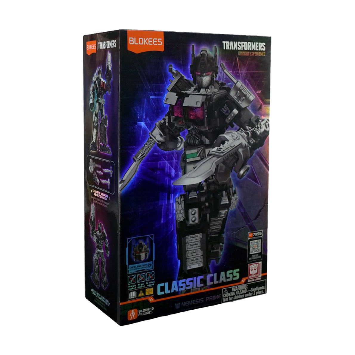 Іграшка збірна модель Transformers Classic Class 08 Nemesis Prime, від 3 років, 6*4*12 см (71155)