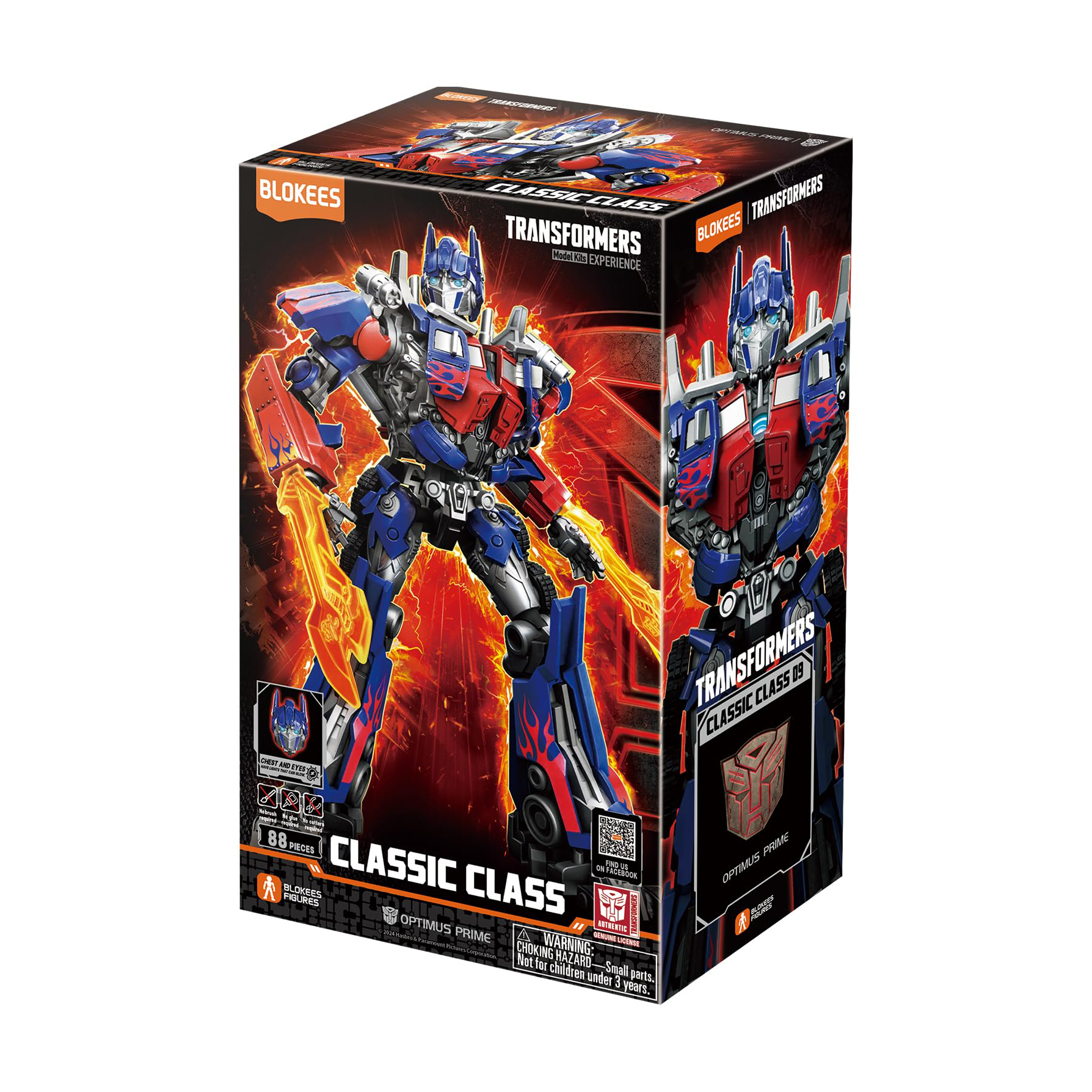 Іграшка збірна модель Transformers Classic Class 09 Optimus Prime, від 3 років, 7.5*4*13 см (71157)