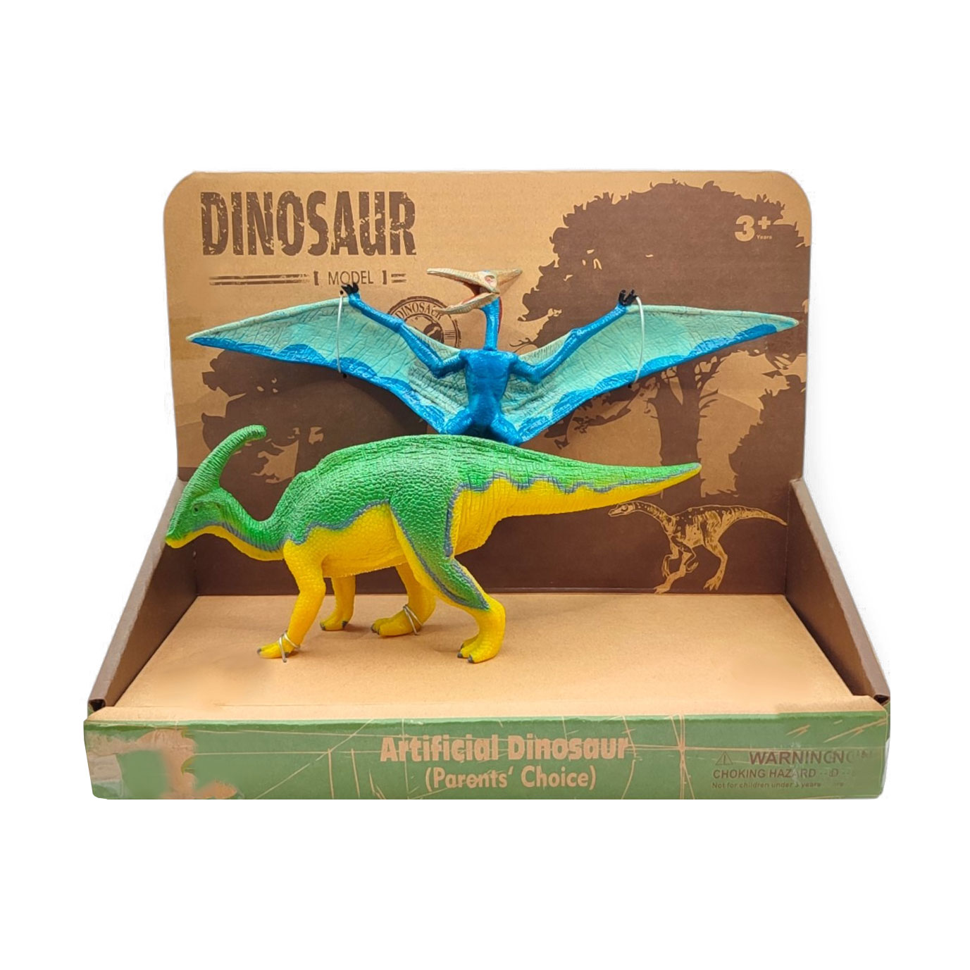 Іграшковий набір Bibi Toys Динозавр, колекція 1, від 3 років, 2 шт (762169BT-02)