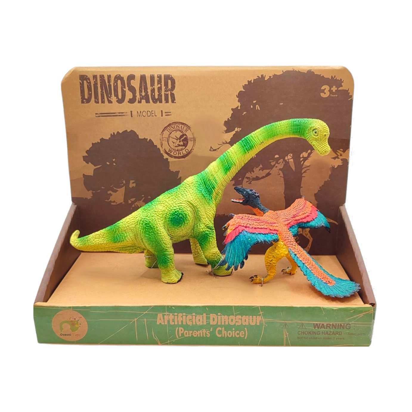 Іграшковий набір Bibi Toys Динозавр, колекція 2, від 3 років, 2 шт (762176BT-01)