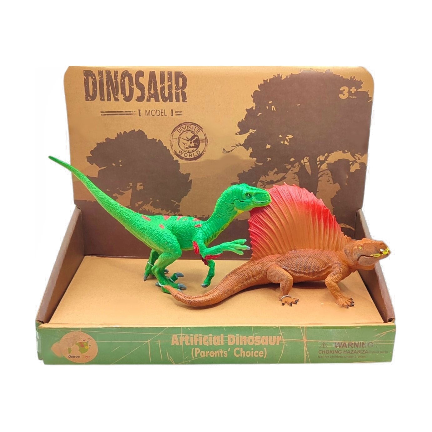Іграшковий набір Bibi Toys Динозавр, колекція 2, від 3 років, 2 шт (762176BT-02)