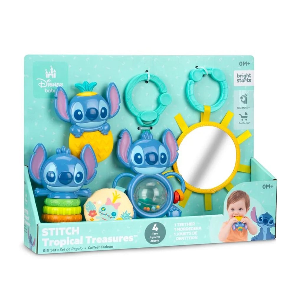 Іграшковий набір Bright Starts Stitch Tropical Treasures від народження, 4 шт (17473)