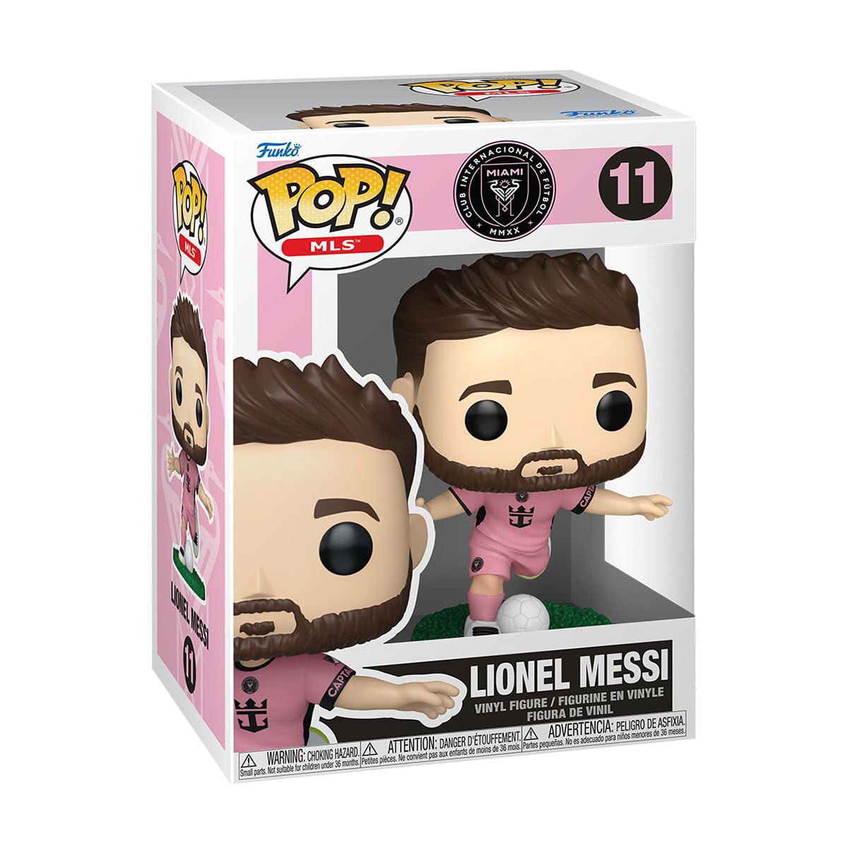 Ігрова фігурка Funko Pop! Футбол: Інтер Маямі Ліонель Мессі (рожева форма), від 3 років (94697)