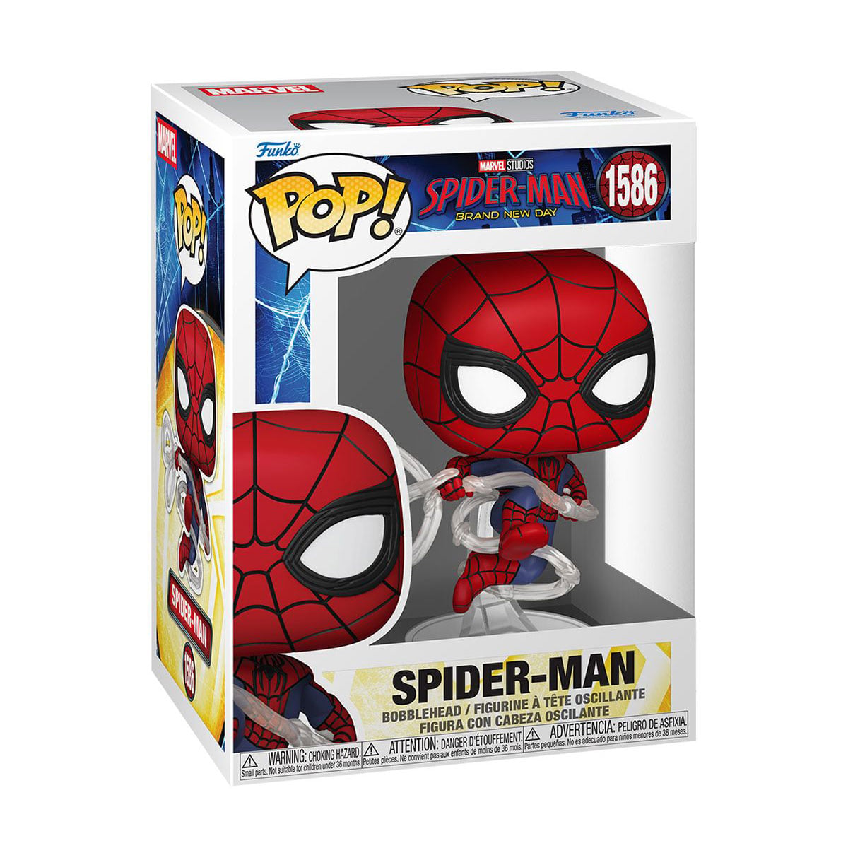 Ігрова фігурка Funko Pop! Людина-павук: Абсолютно новий день - Людина-павук, від 3 років (83963)