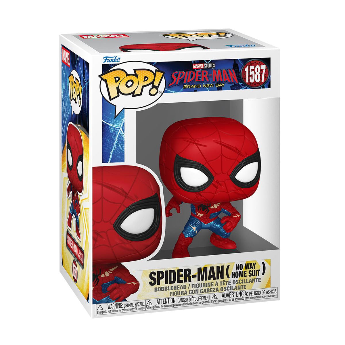 Ігрова фігурка Funko Pop! Людина-павук: Абсолютно новий день - Людина-павук після битви, від 3 років (83964)