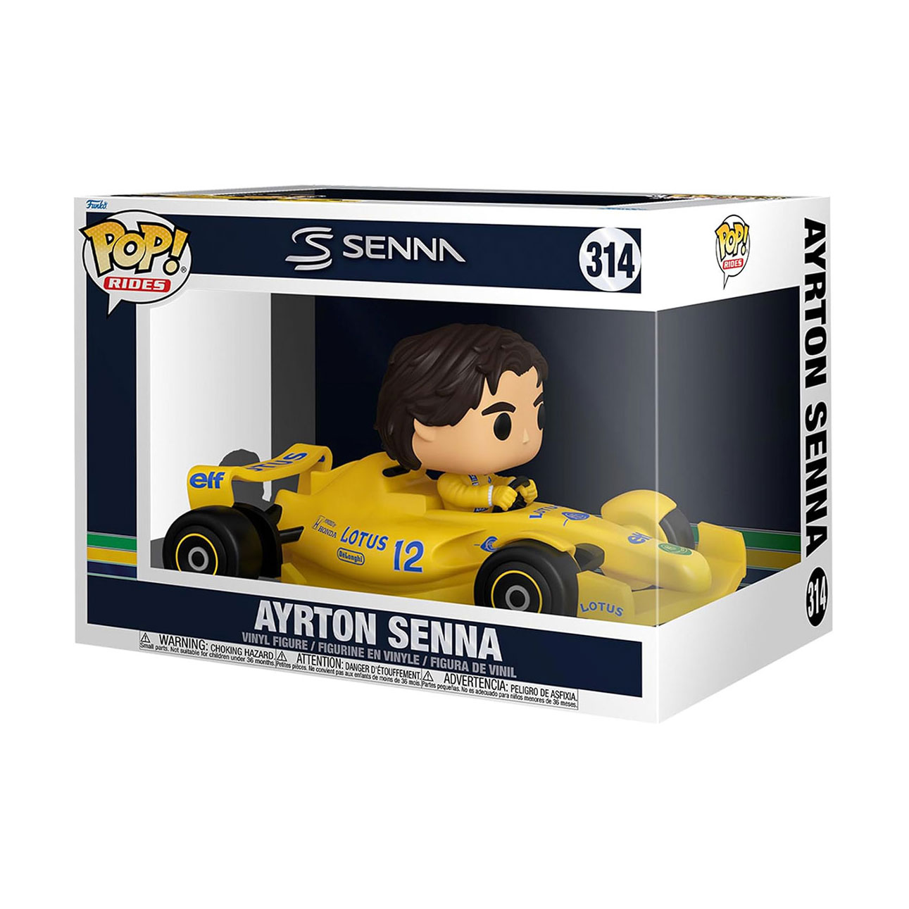 Ігрова фігурка Funko Pop! серії Формула-1, Айртон Сенна в боліді, від 3 років (86181)