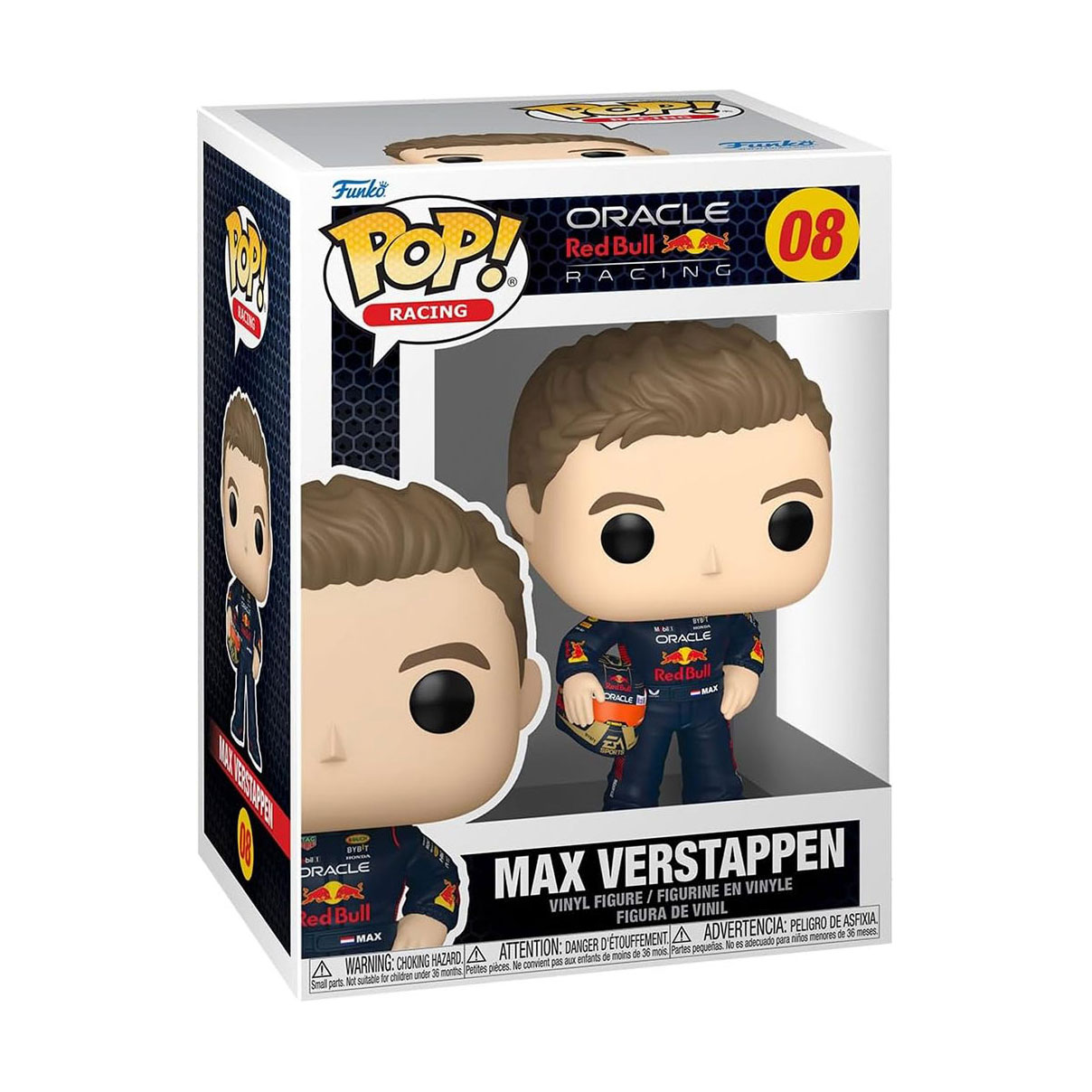 Ігрова фігурка Funko Pop! серії Формула-1, Макс Ферстаппен з шоломом, від 3 років (80580)