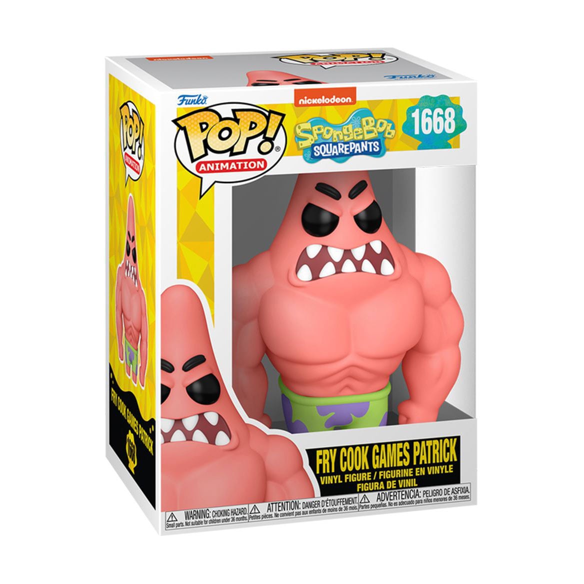 Ігрова фігурка Funko Pop! серії Губка Боб Квадратні Штани Спортивний Патрік, від 3 років (75736)