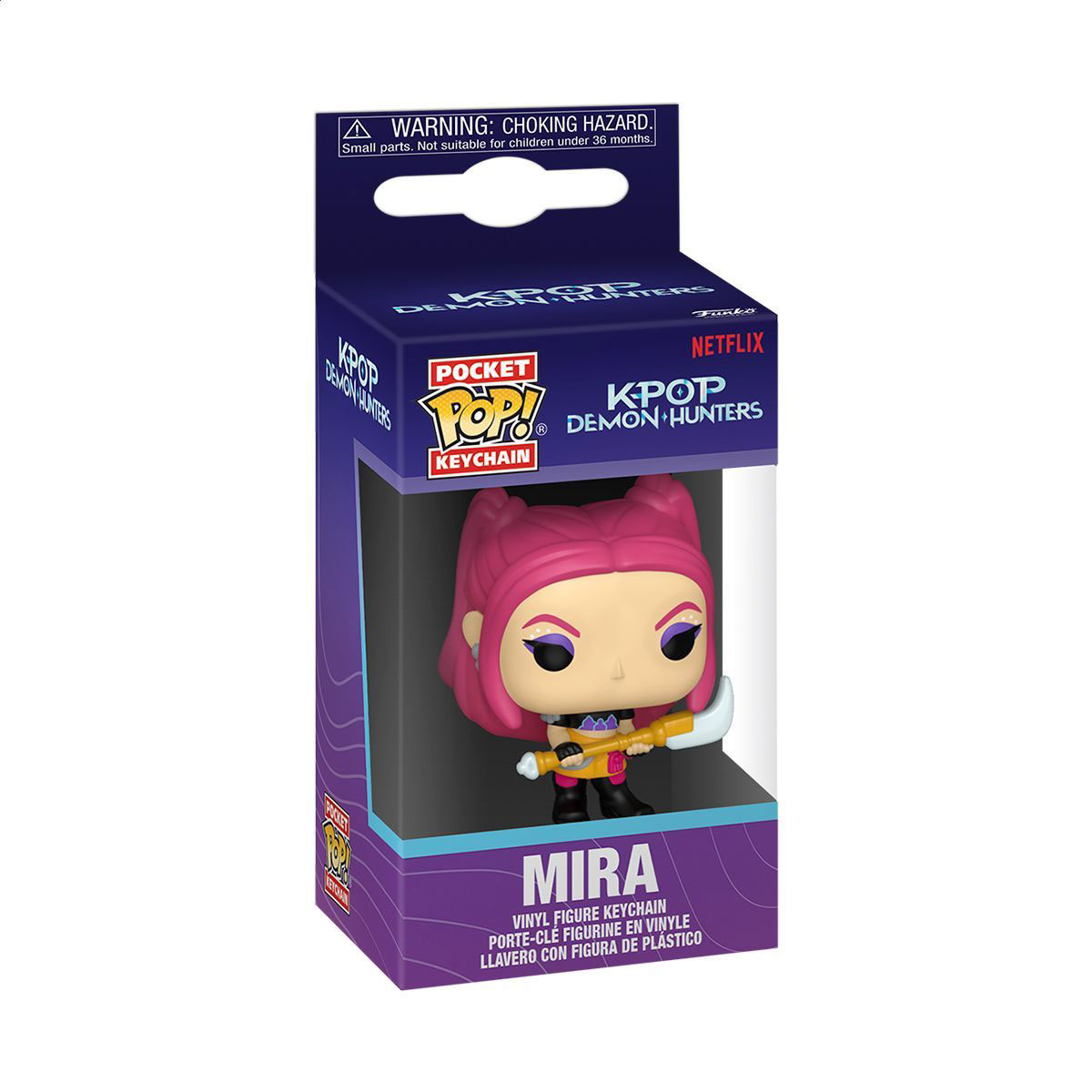 Ігрова фігурка на кліпсі Funko POP! серії Кейпоп-мисливиці на демонів Міра, від 3 років, 3.8 см (95686)