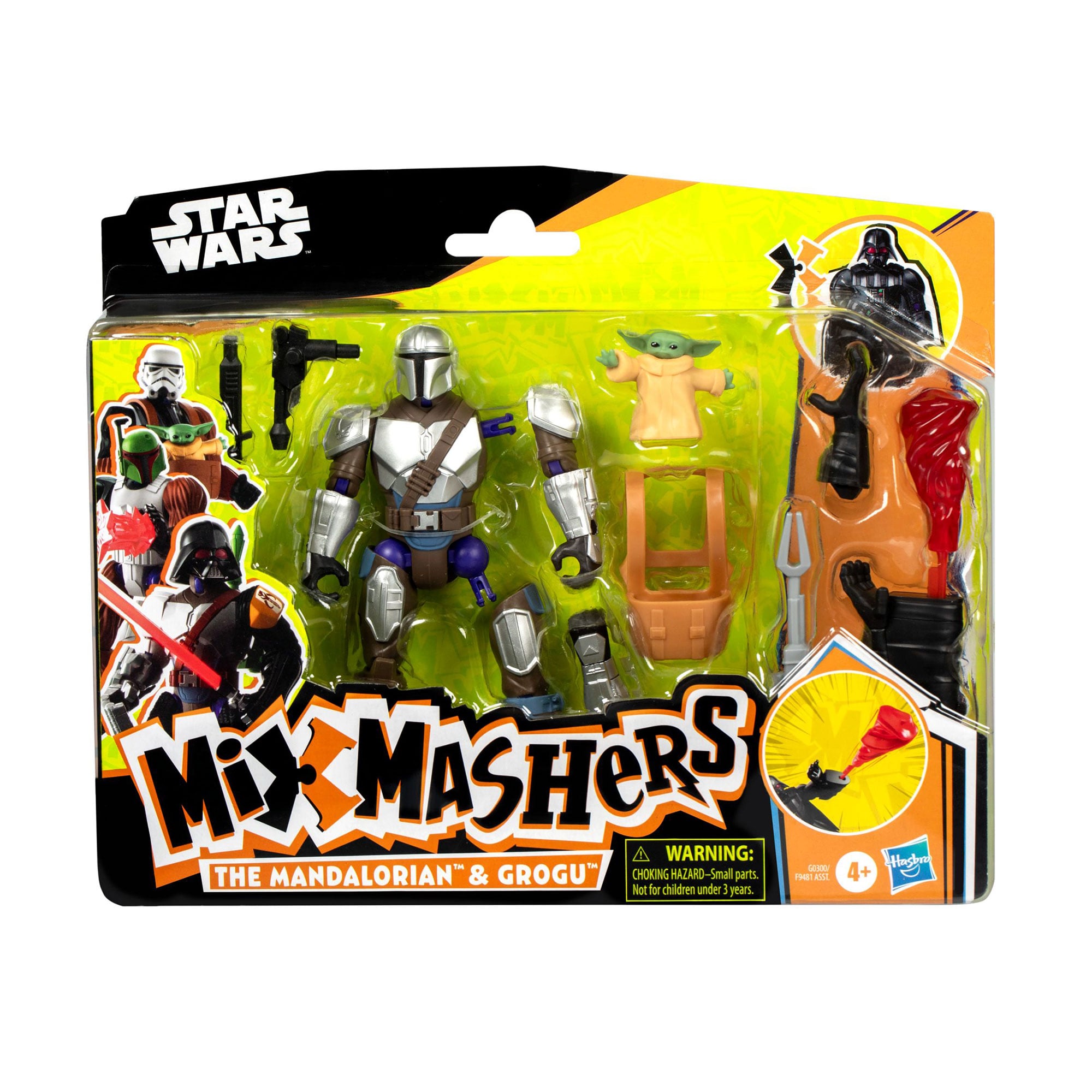 Ігрова фігурка Star Wars Toys MixMashers The Mandalorian &amp; Grogu від 4 років, 12 см (F9481/G0300)