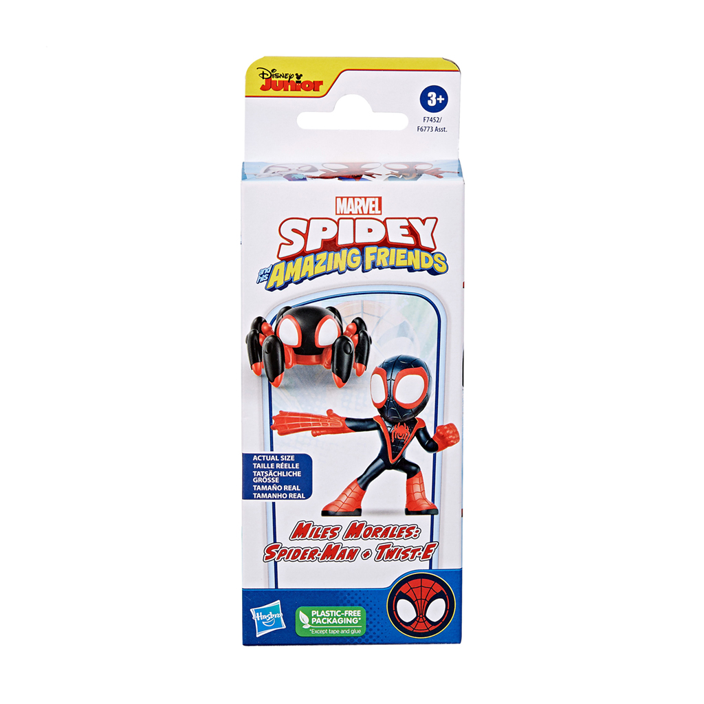 Ігрові фігурки Marvel Toys Miles Morales: Spider-Man + Twist-E, від 3 років, 2.5 см/2 см, 2 шт (F6773/F7452)