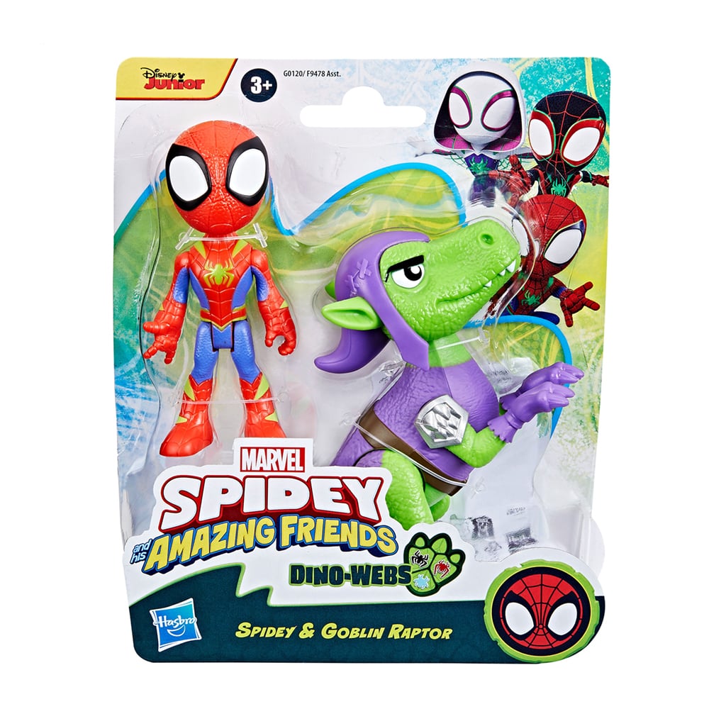 Ігрові фігурки Marvel Toys Spidey &amp; Goblin Raptor, від 3 років, 10.16 см, 2 шт (F9478/G0120)