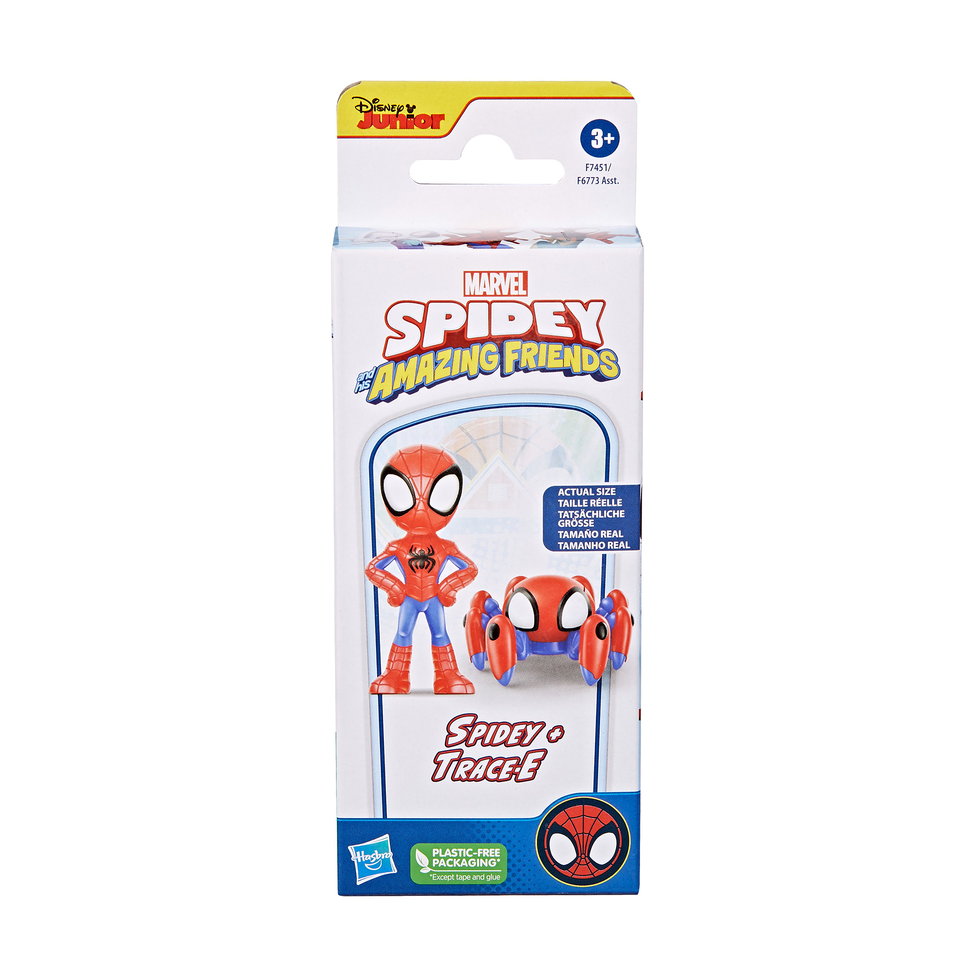 Ігрові фігурки Marvel Toys Spidey And Tracee-E, від 3 років, 2.5 см/2 см, 2 шт (F6773/F7451)