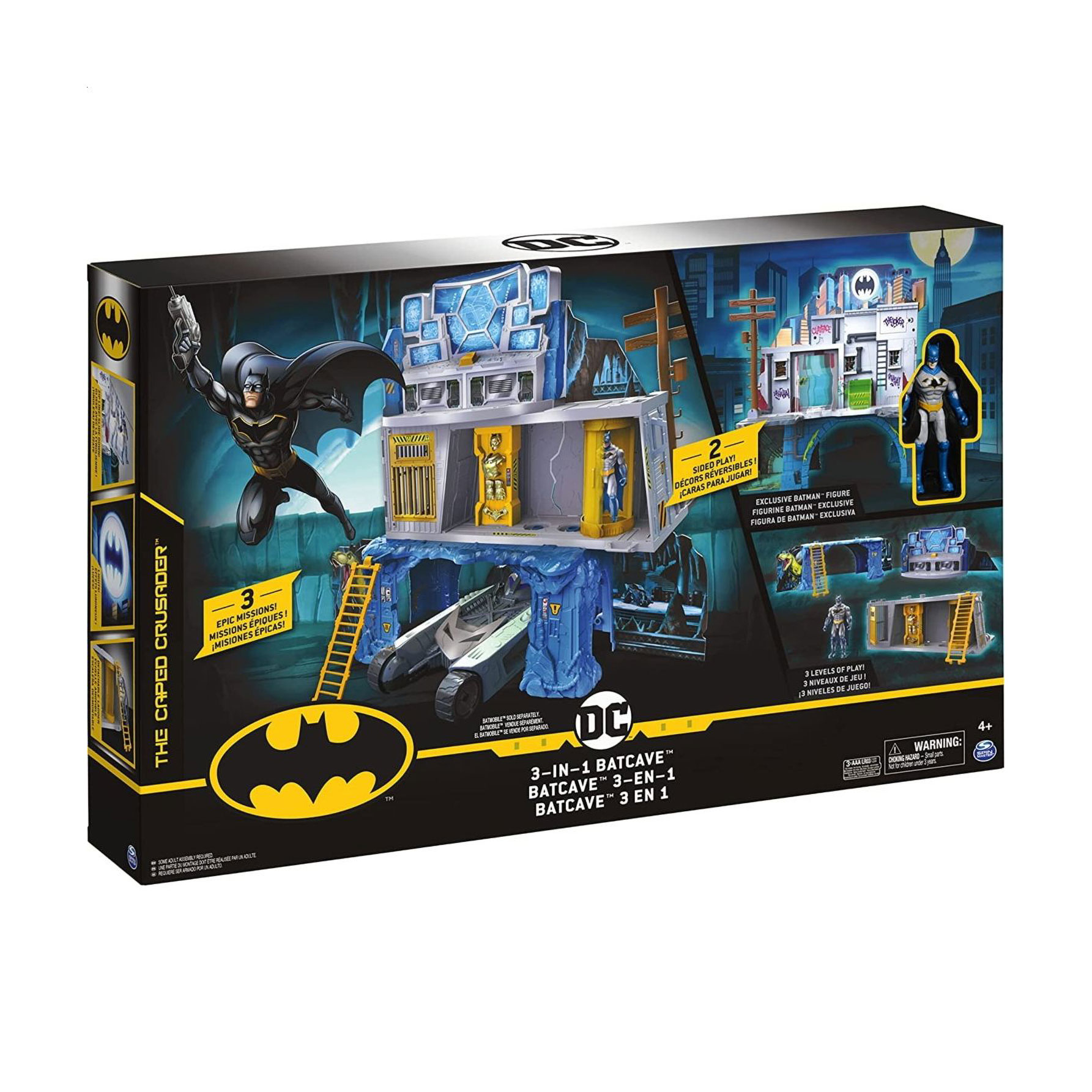 Ігровий набір DC Batman Замок Бетмена, від 3 років, 5 предметів (6071203)