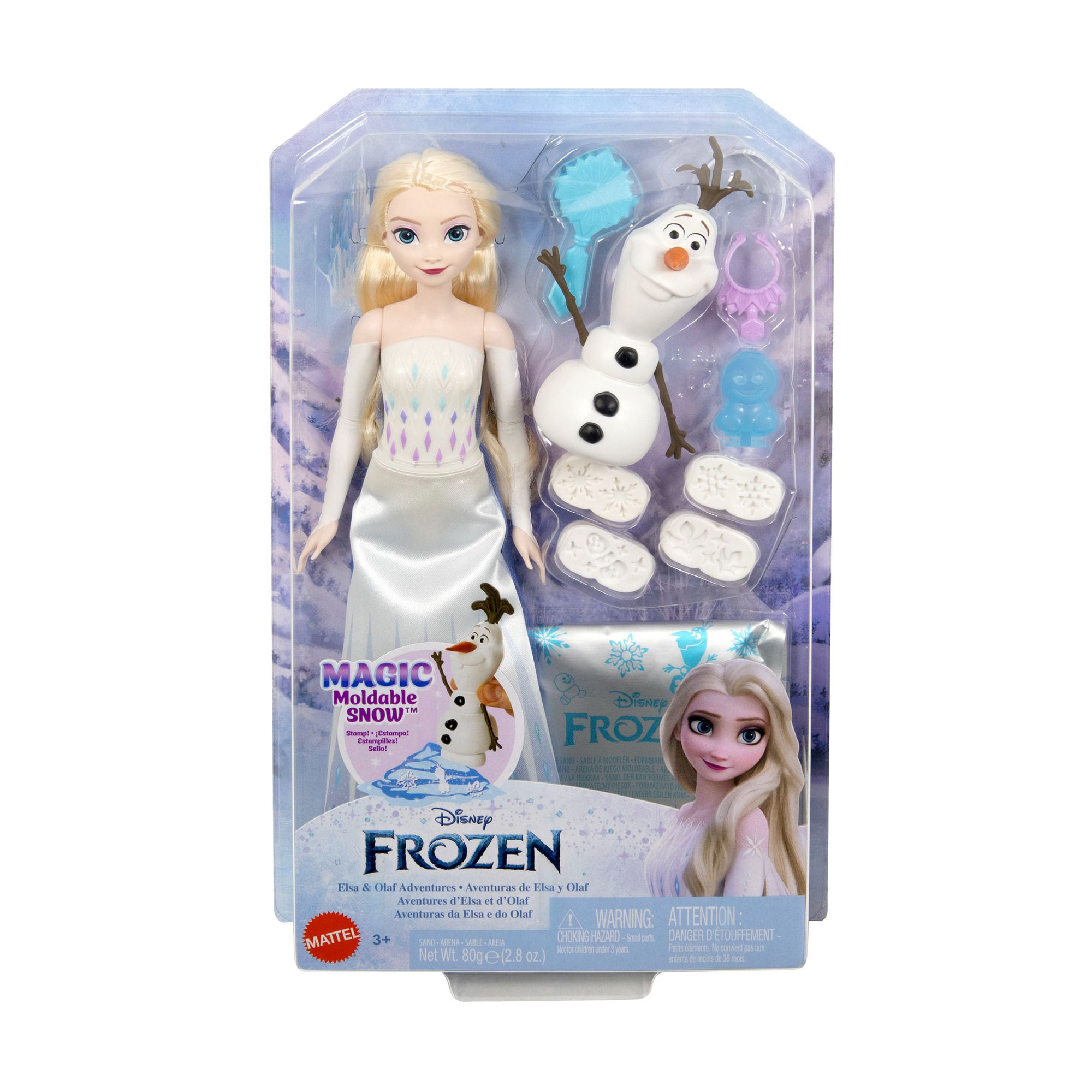 Ігровий набір Disney Frozen Ельза та Олаф Ліпимо сніжки, від 3 років (HYH10)