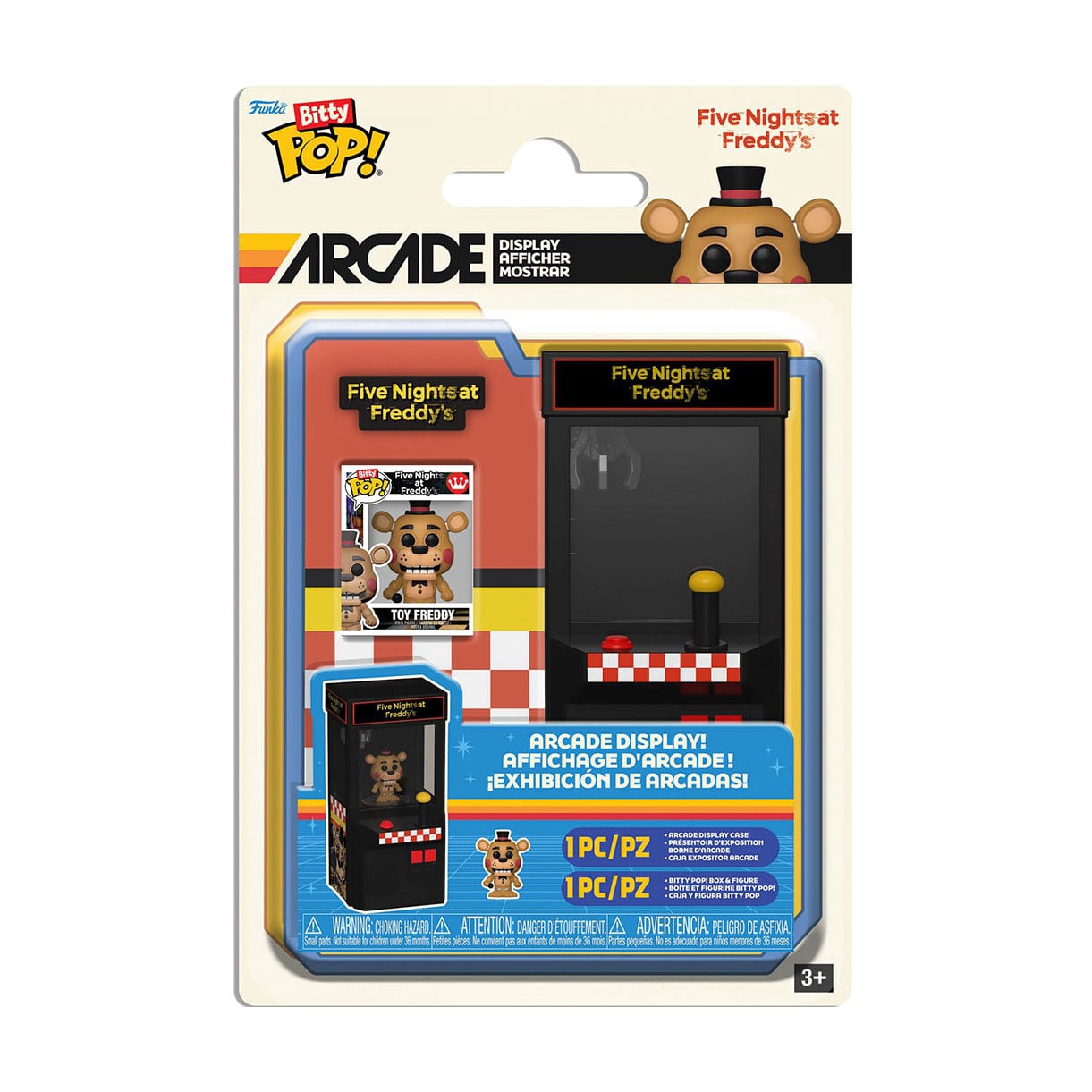 Ігровий набір Funko Bitty POP! Arcade серії 5 ночей у Фредді, Фредді, від 3 років (85251)